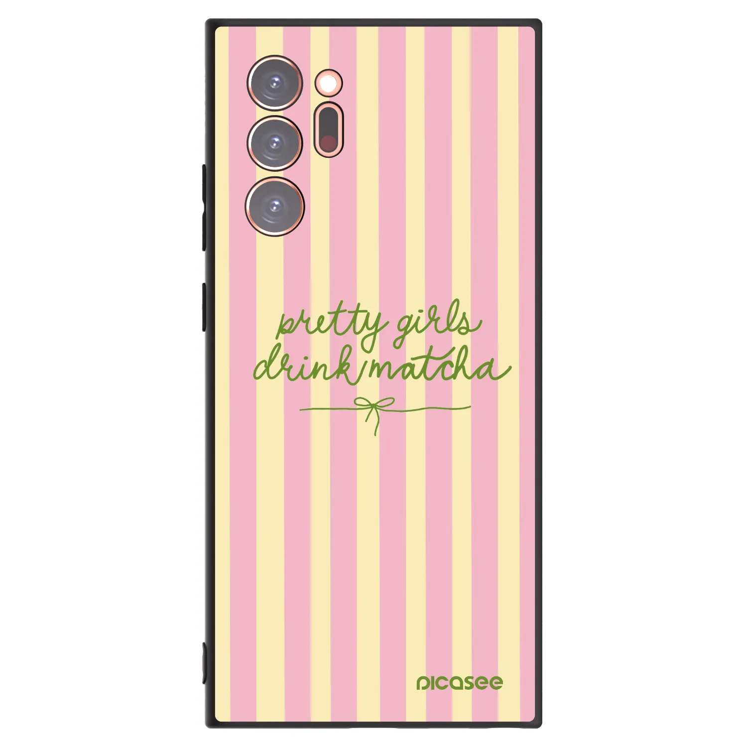 Picasee silikonski črni ovitek za Samsung Galaxy Note 20 Ultra - Pretty matcha