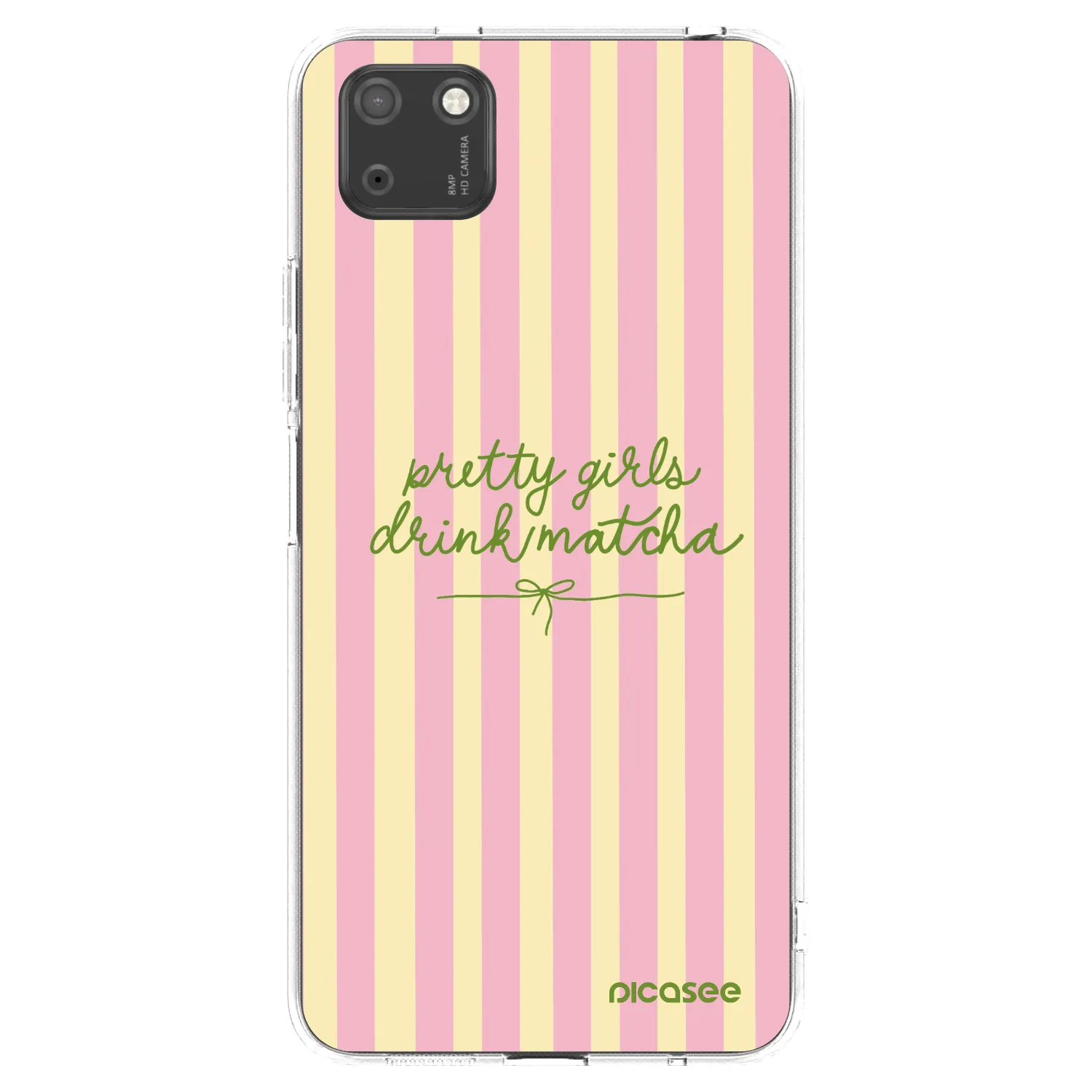 Picasee silikonski prozorni ovitek za Huawei Y5P - Pretty matcha