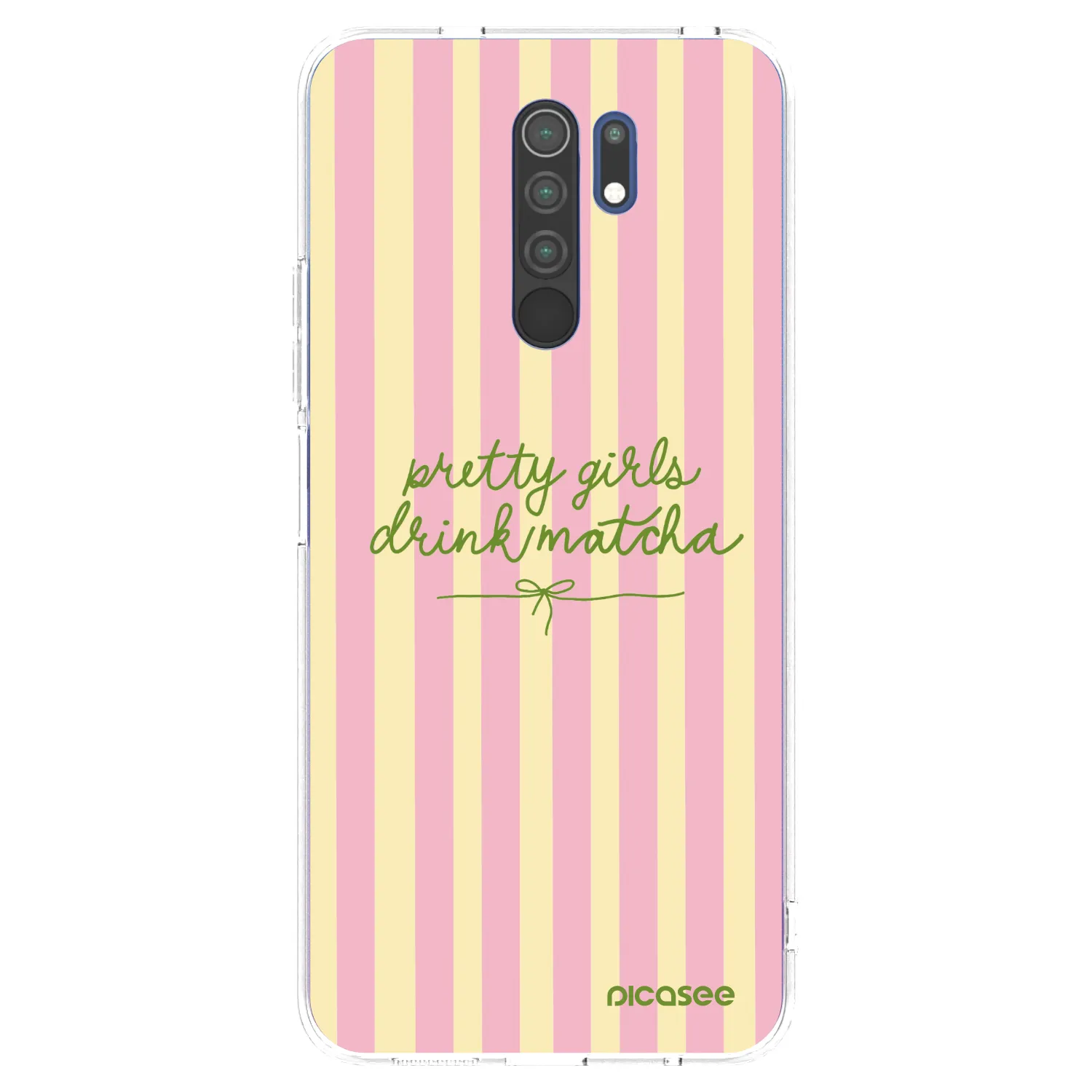 Picasee silikonski prozorni ovitek za Xiaomi Redmi 9 - Pretty matcha