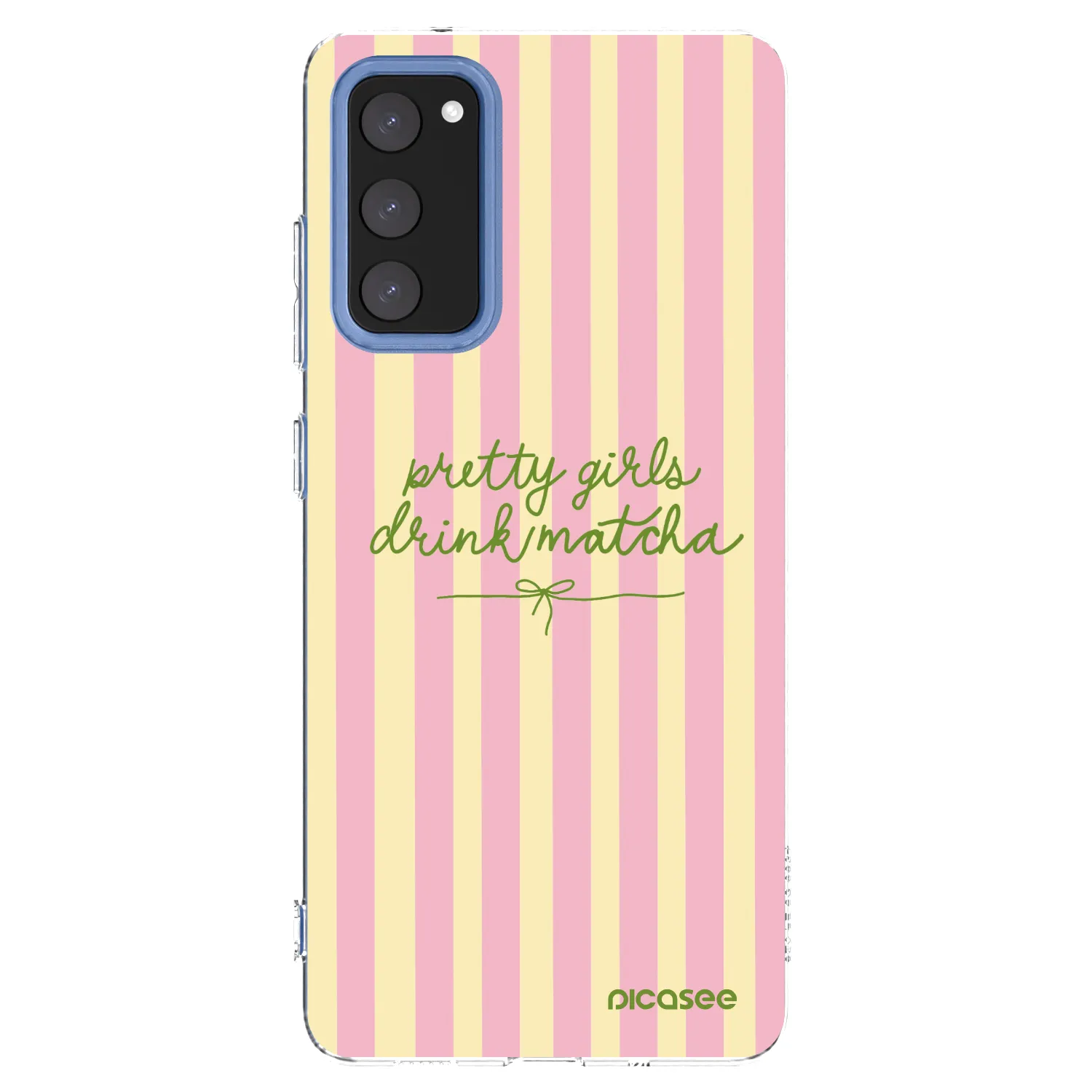Picasee silikonski prozorni ovitek za Samsung Galaxy S20 FE - Pretty matcha