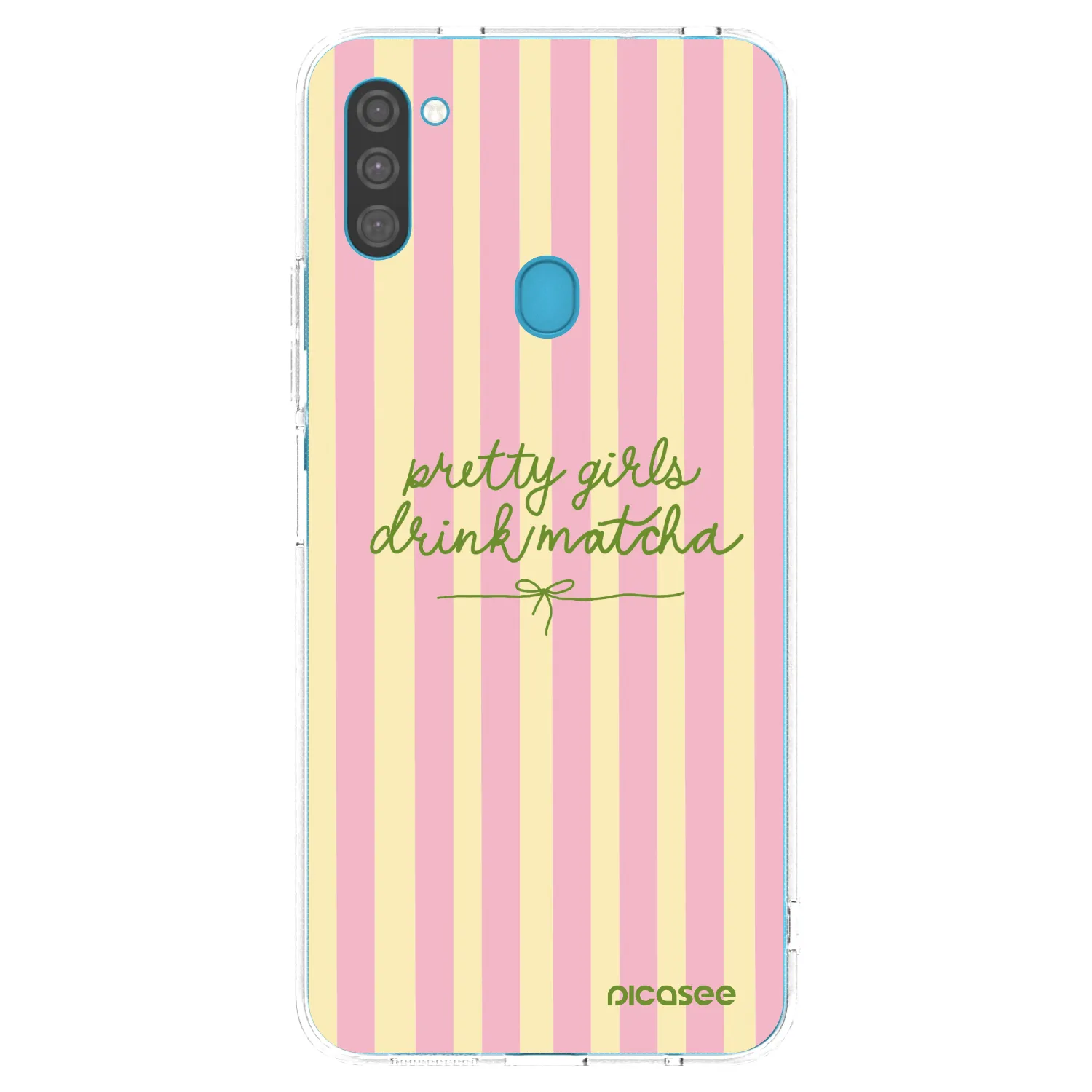 Picasee silikonski prozorni ovitek za Samsung Galaxy M11 - Pretty matcha