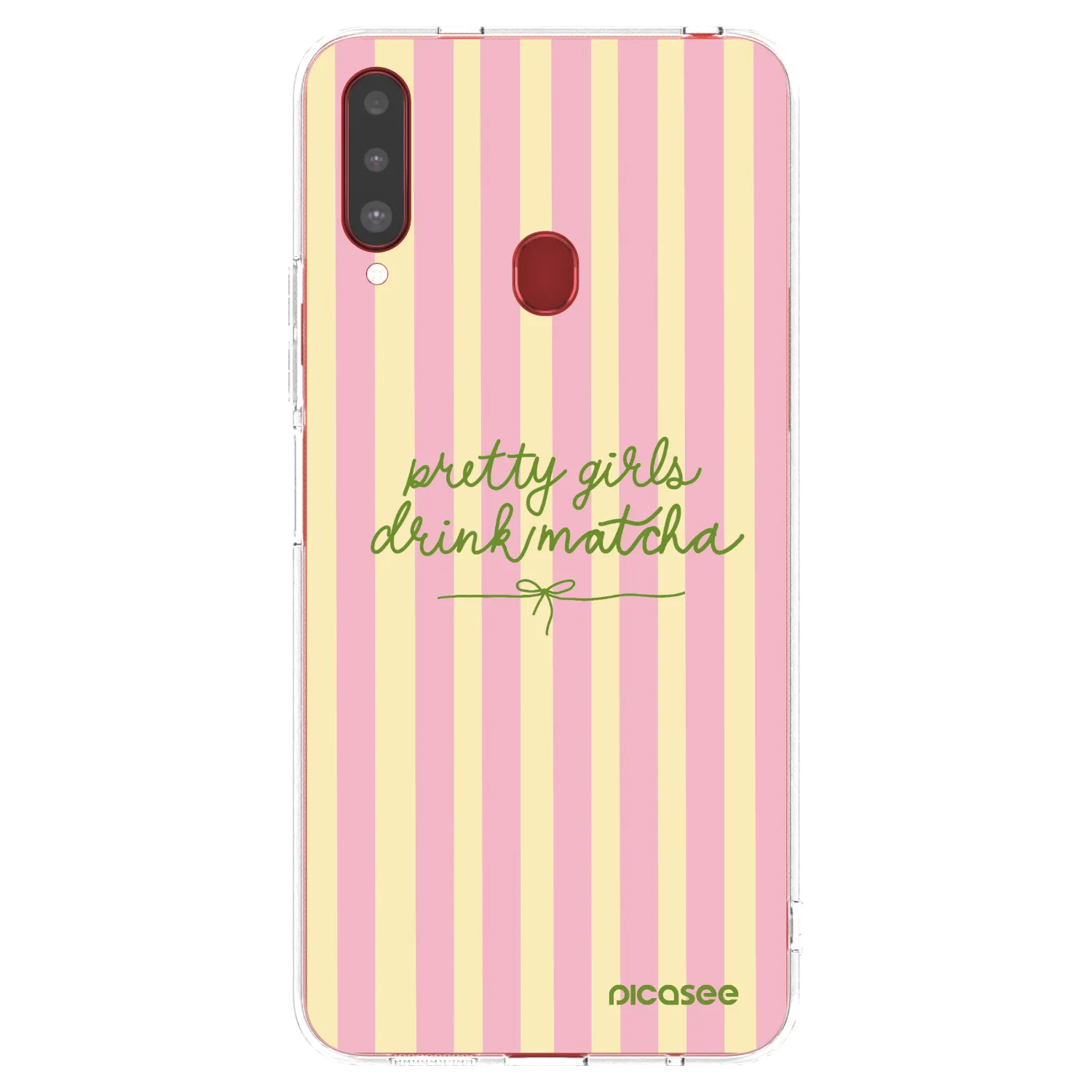 Picasee silikonski prozorni ovitek za Samsung Galaxy A20s - Pretty matcha