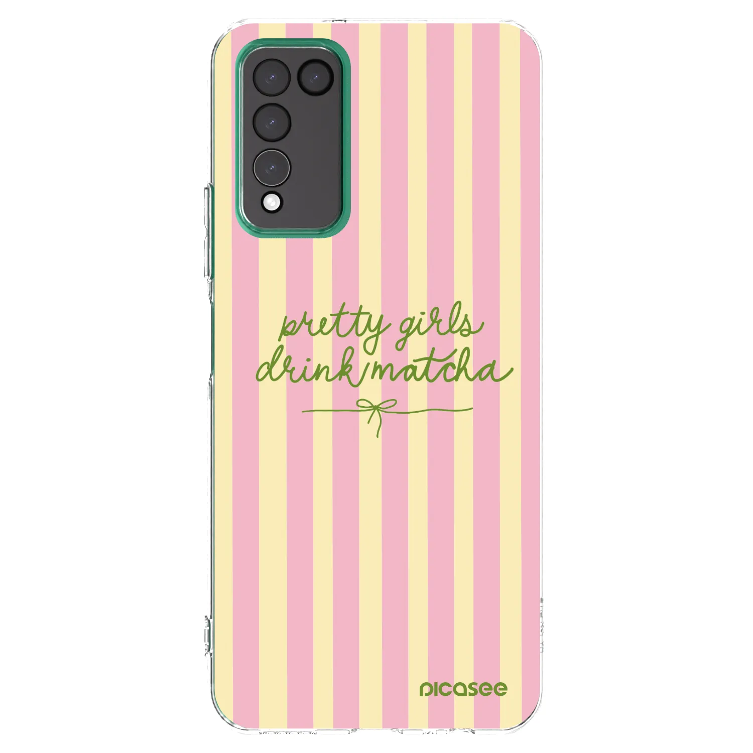Picasee silikonski prozorni ovitek za Honor 10X Lite - Pretty matcha