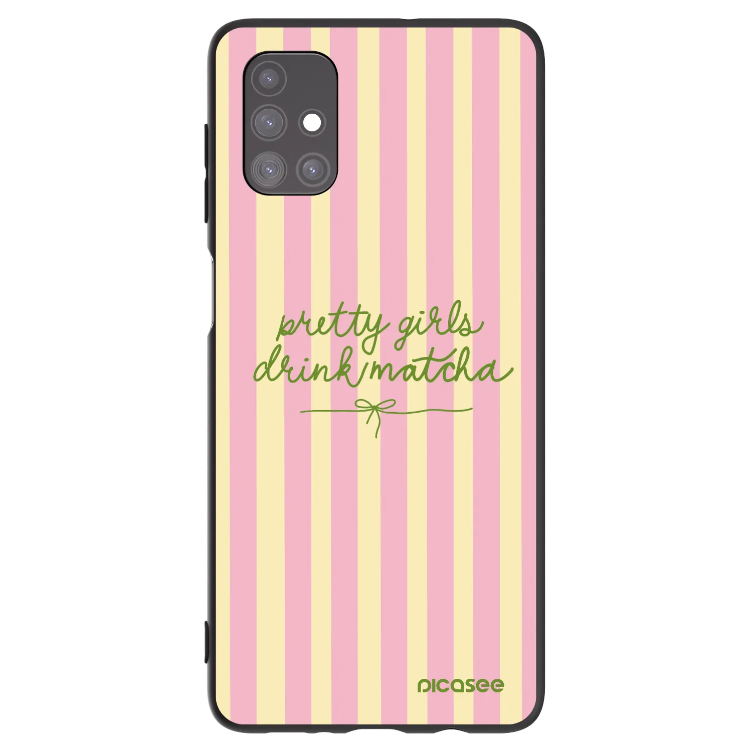 Picasee silikonski črni ovitek za Samsung Galaxy M51 M515F - Pretty matcha