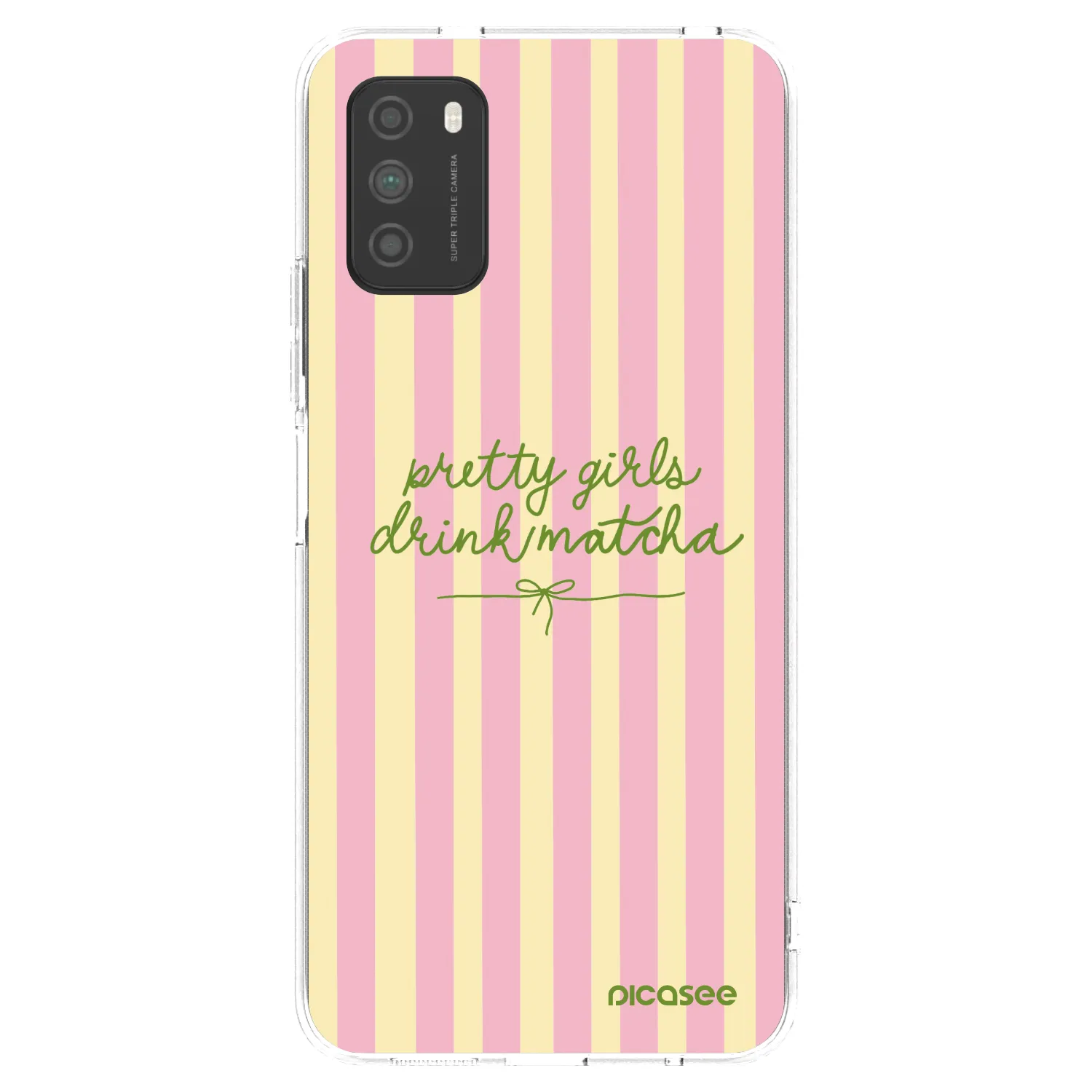 Picasee silikonski prozorni ovitek za Xiaomi Poco M3 - Pretty matcha