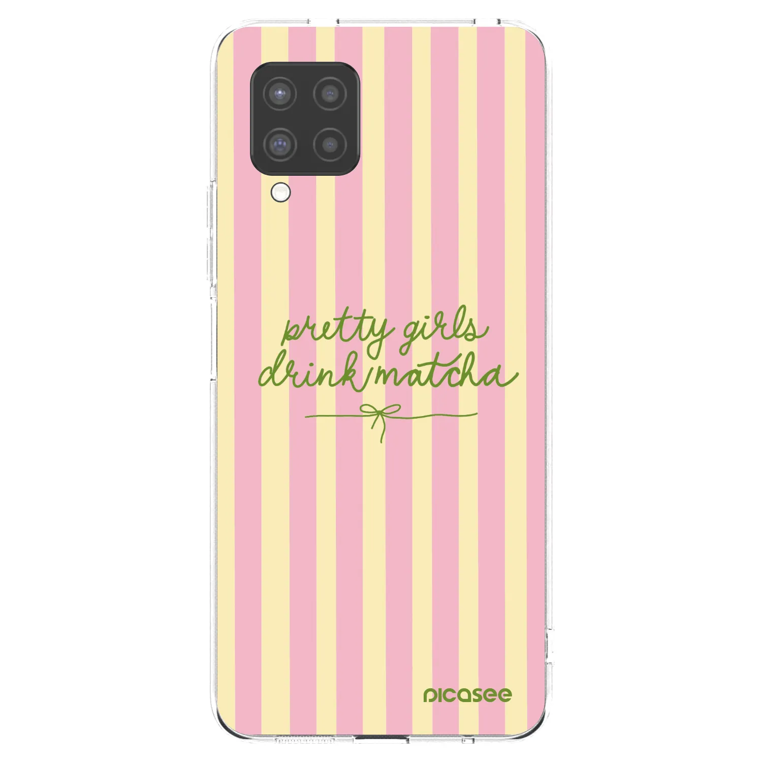 Picasee silikonski prozorni ovitek za Samsung Galaxy A42 A426B - Pretty matcha
