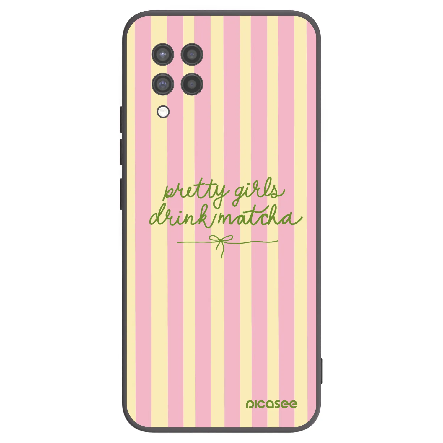 Picasee silikonski črni ovitek za Samsung Galaxy A42 A426B - Pretty matcha