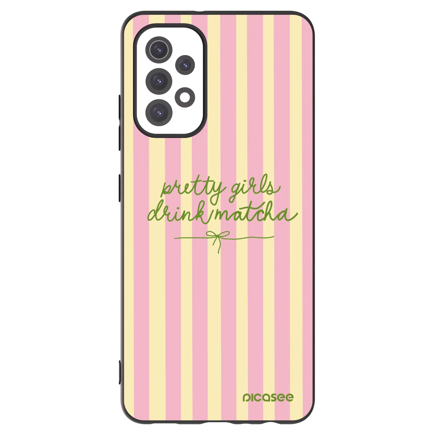 Picasee silikonski črni ovitek za Samsung Galaxy A32 5G A326B - Pretty matcha