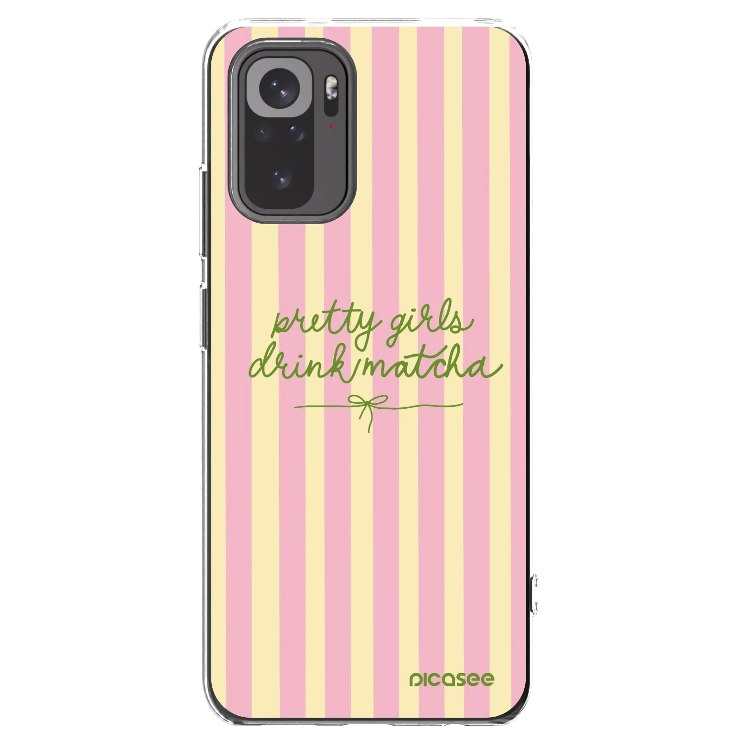 Picasee silikonski prozorni ovitek za Xiaomi Redmi Note 10S - Pretty matcha