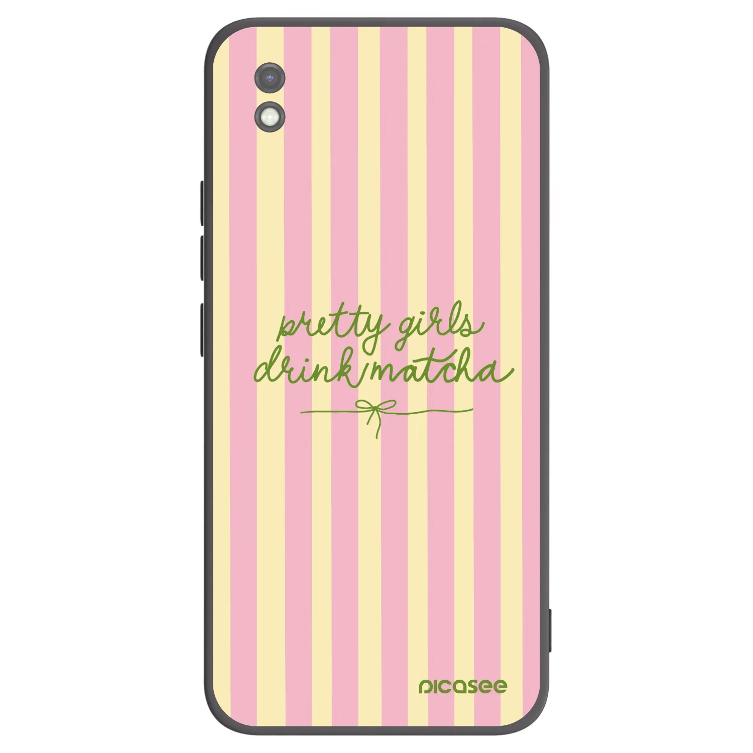 Picasee silikonski črni ovitek za Xiaomi Redmi 9AT - Pretty matcha