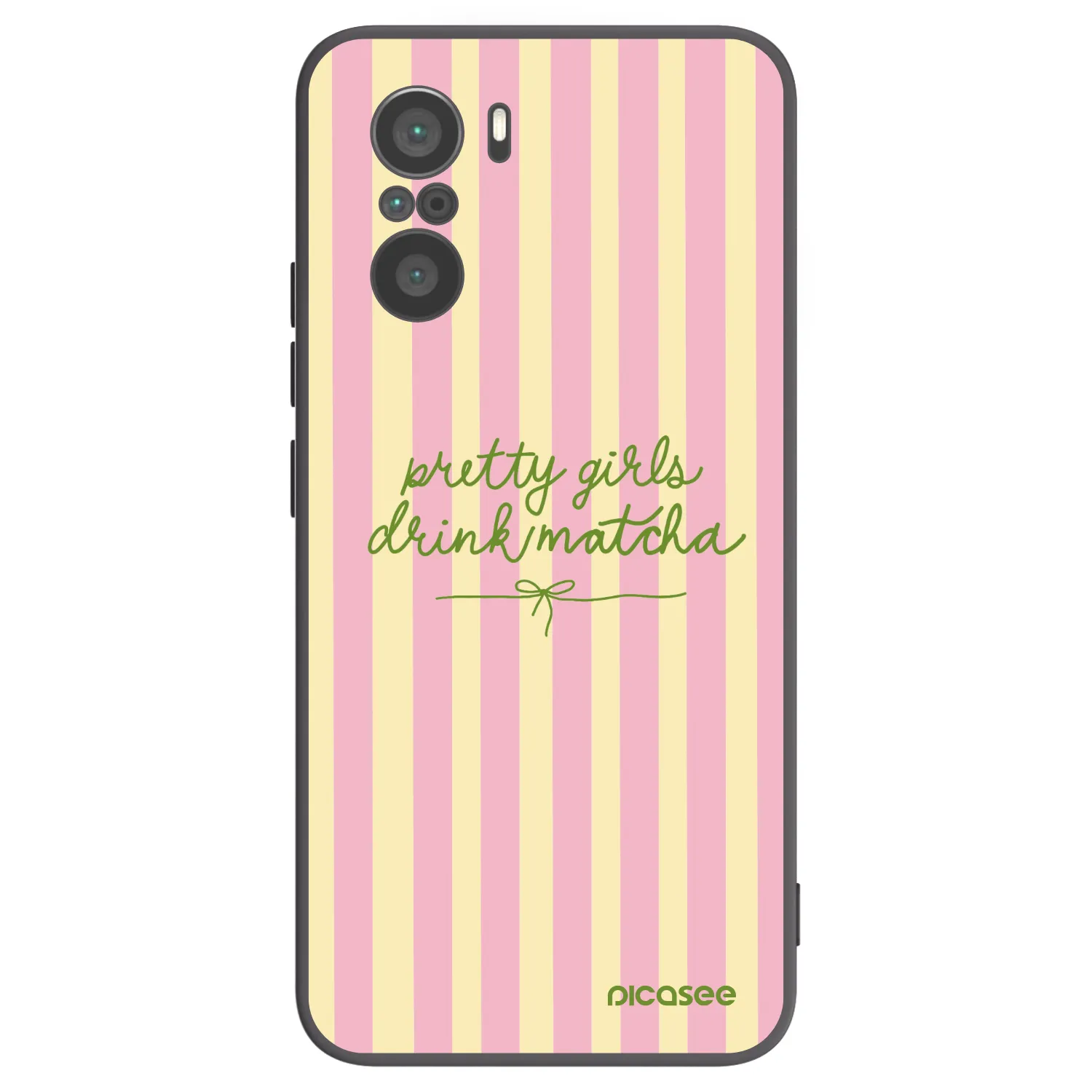 Picasee silikonski črni ovitek za Xiaomi Poco F3 - Pretty matcha