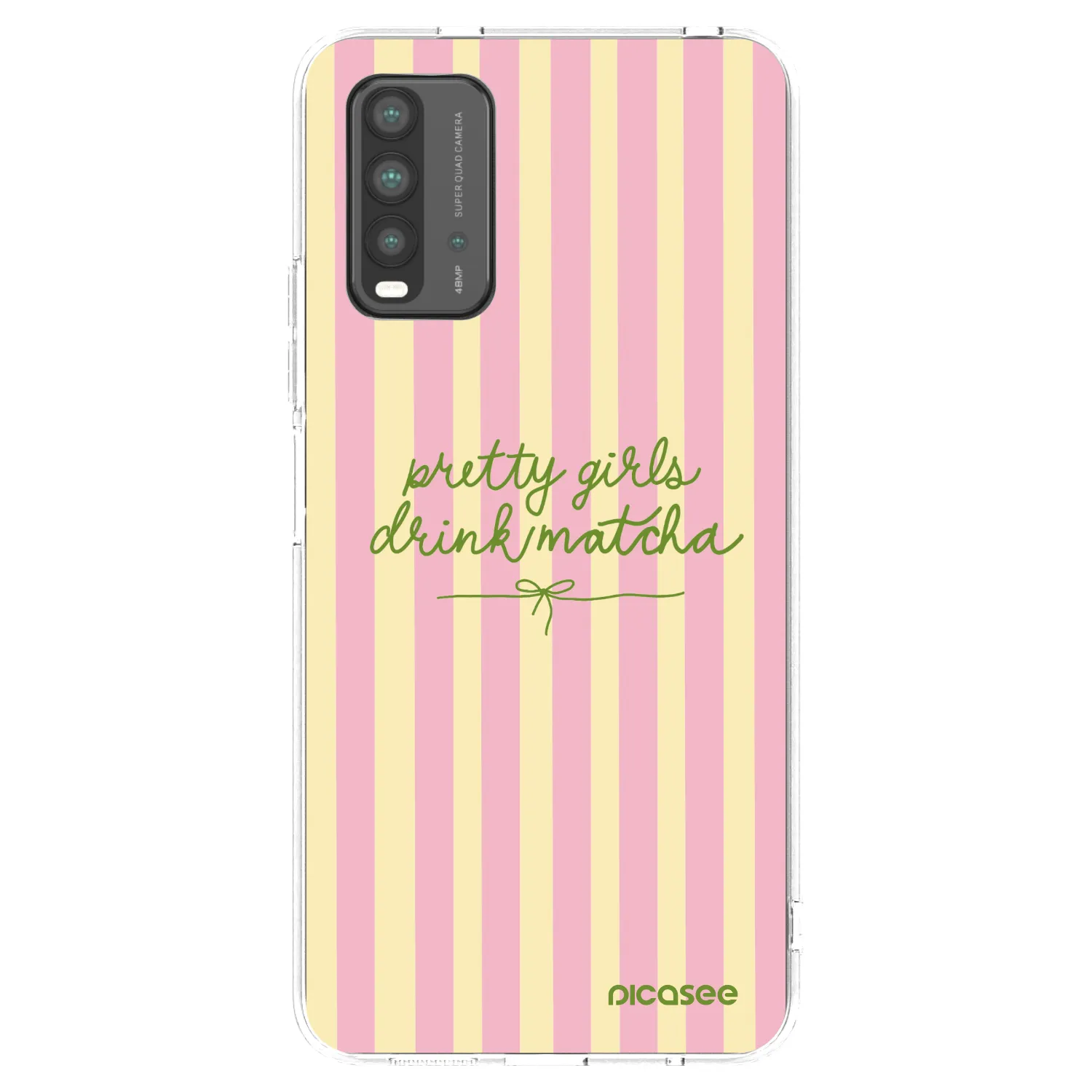 Picasee silikonski prozorni ovitek za Xiaomi Redmi 9T - Pretty matcha