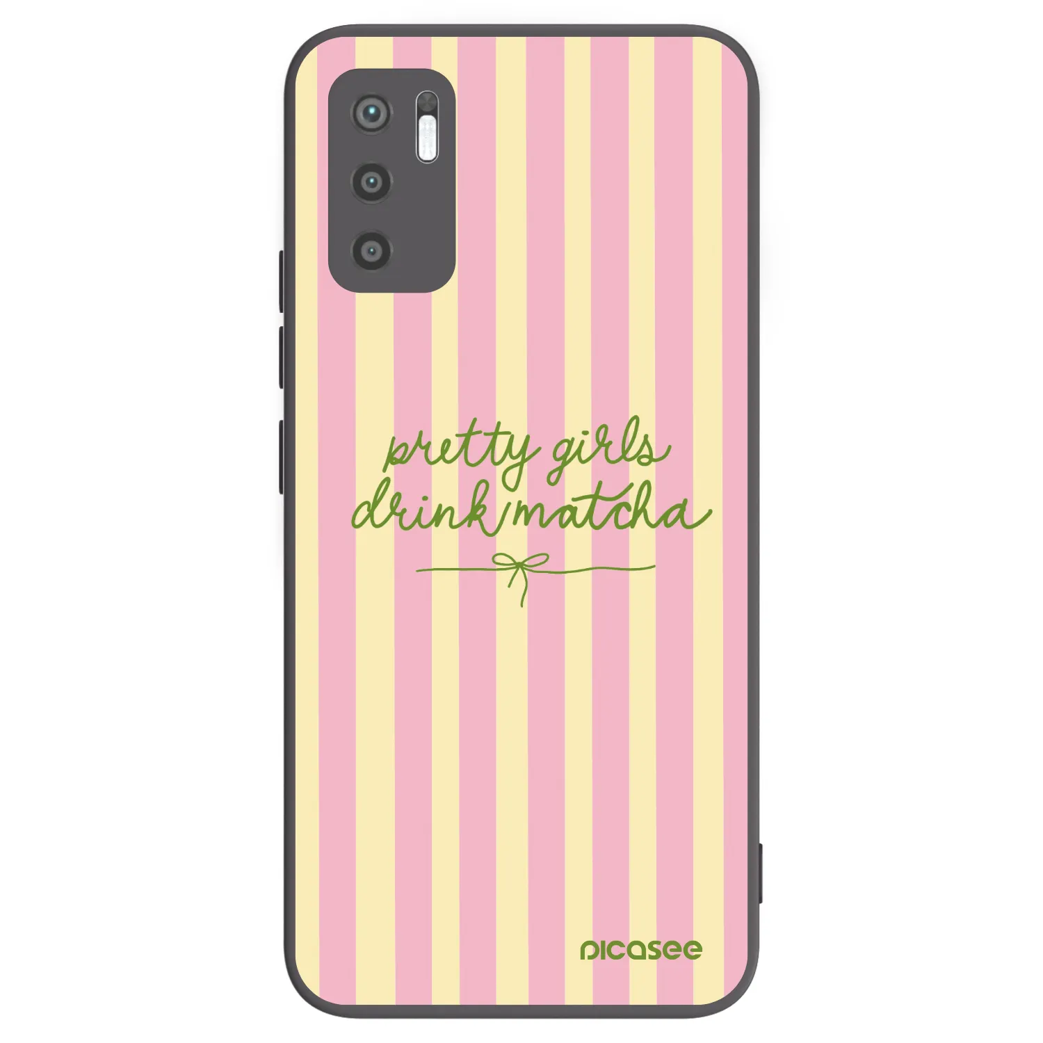 Picasee silikonski črni ovitek za Xiaomi Redmi Note 10 5G - Pretty matcha
