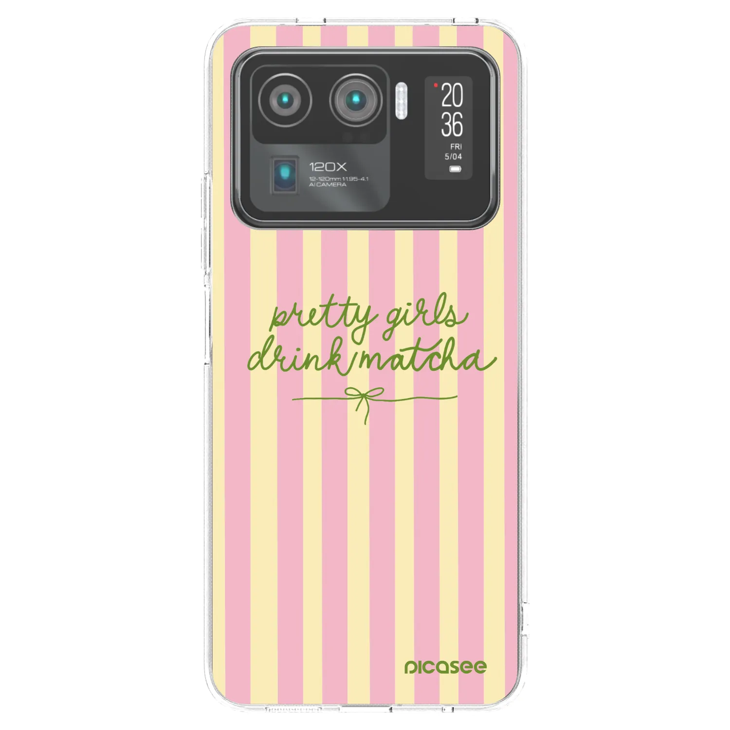 Picasee silikonski prozorni ovitek za Xiaomi Mi 11 Ultra - Pretty matcha