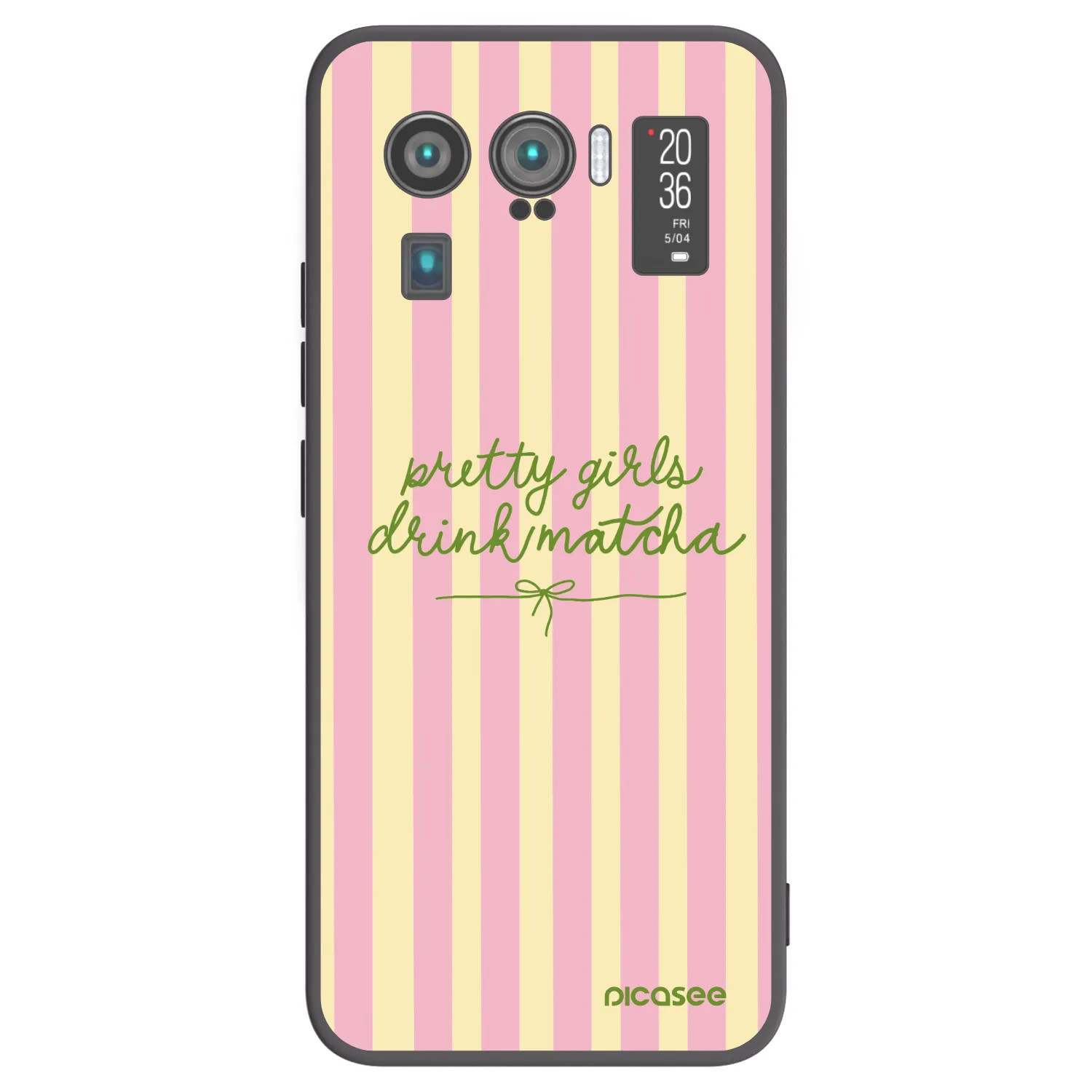 Picasee silikonski črni ovitek za Xiaomi Mi 11 Ultra - Pretty matcha