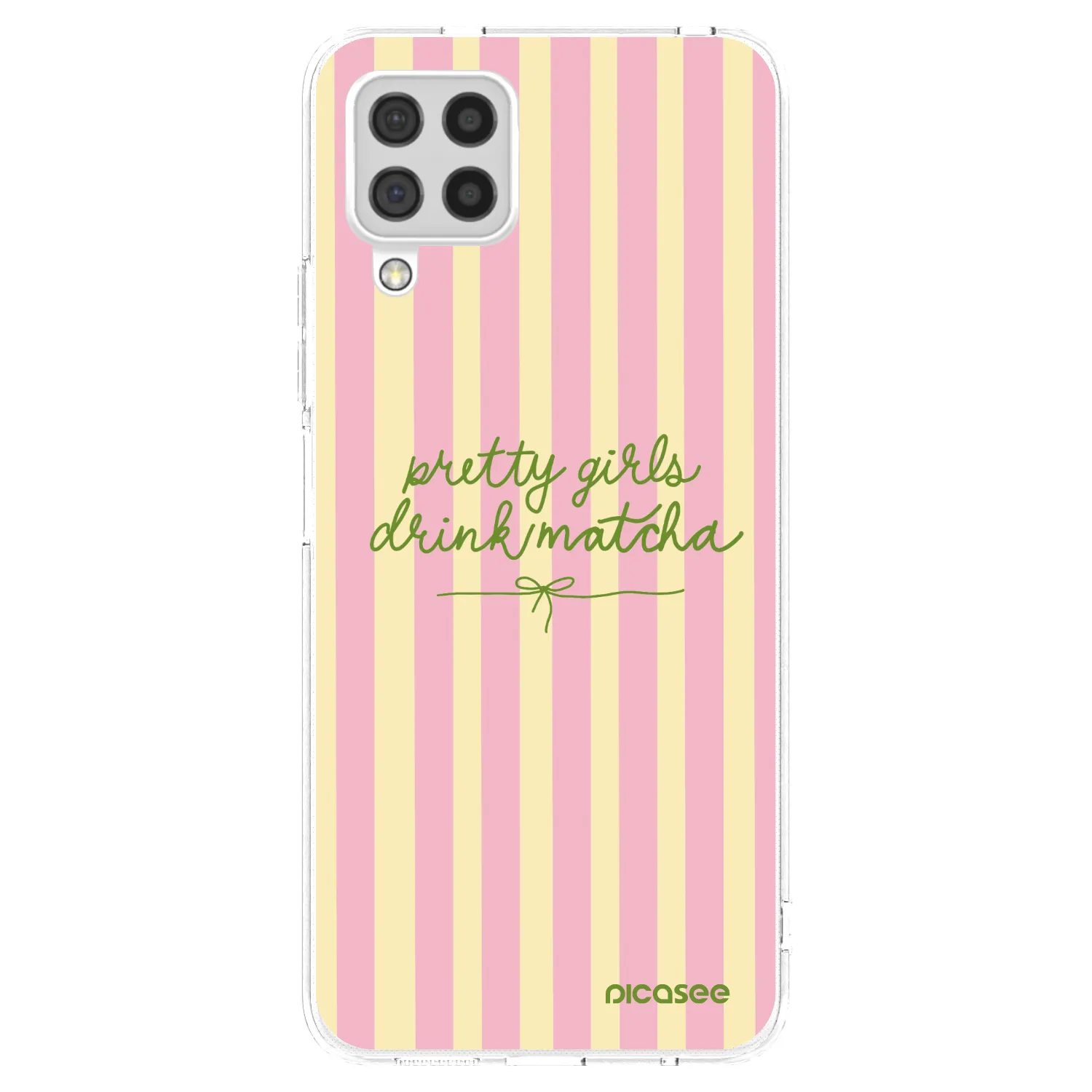 Picasee silikonski prozorni ovitek za Samsung Galaxy A22 A225F 4G - Pretty matcha