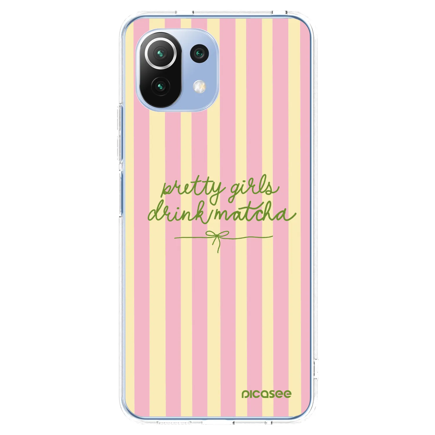 Picasee silikonski prozorni ovitek za Xiaomi 11 Lite 5G NE - Pretty matcha