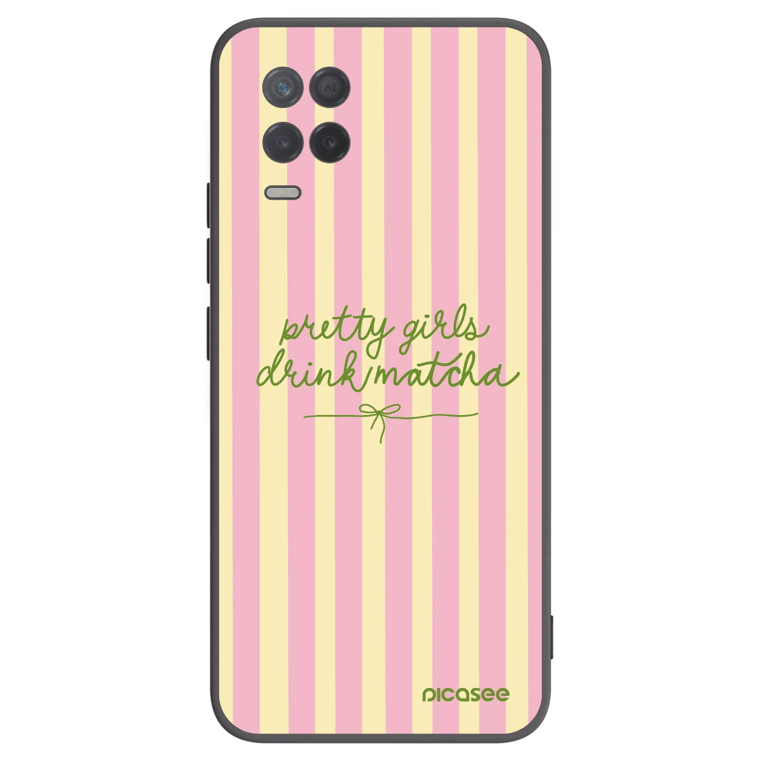 Picasee silikonski črni ovitek za Realme 8 5G - Pretty matcha