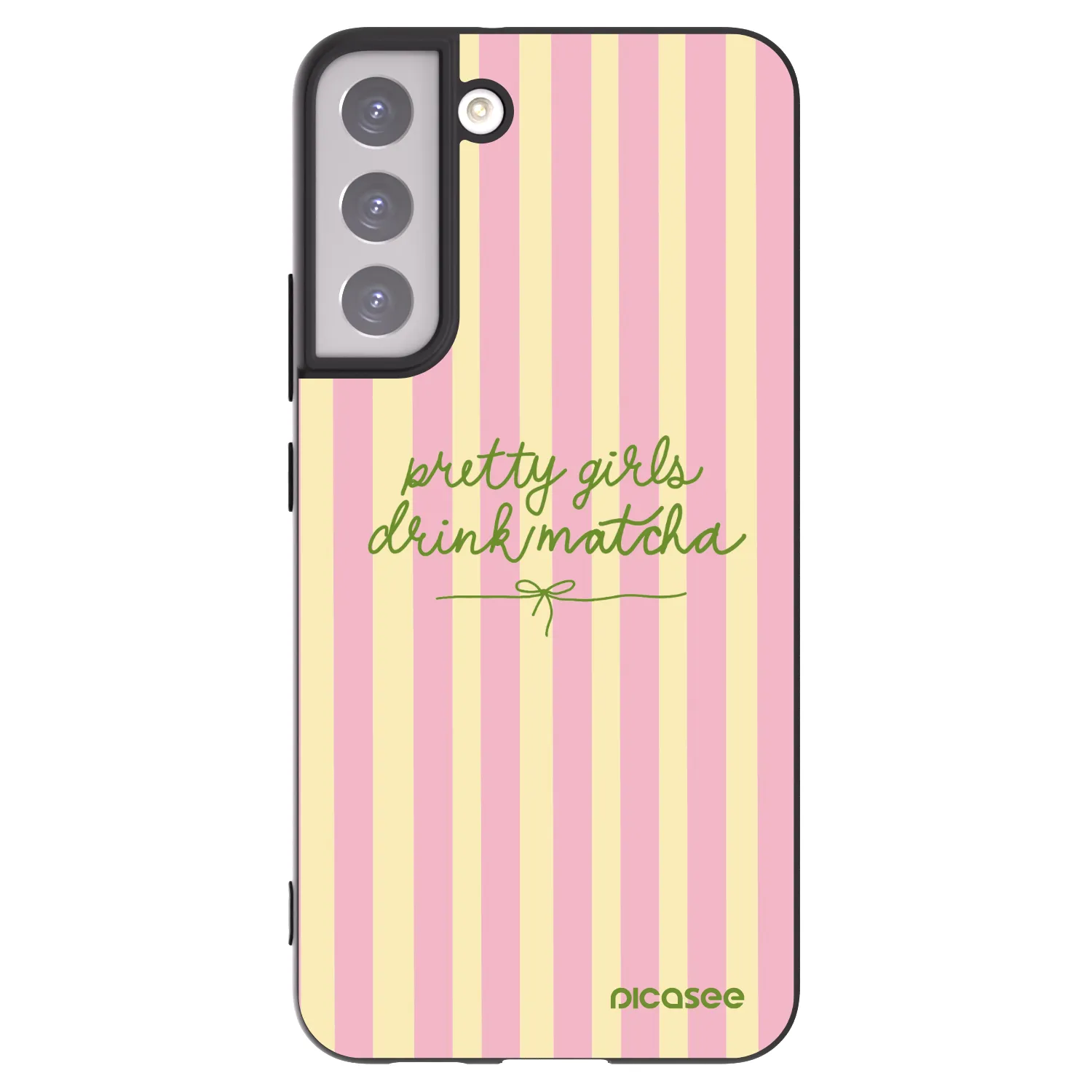 Picasee silikonski črni ovitek za Samsung Galaxy S22+ 5G - Pretty matcha