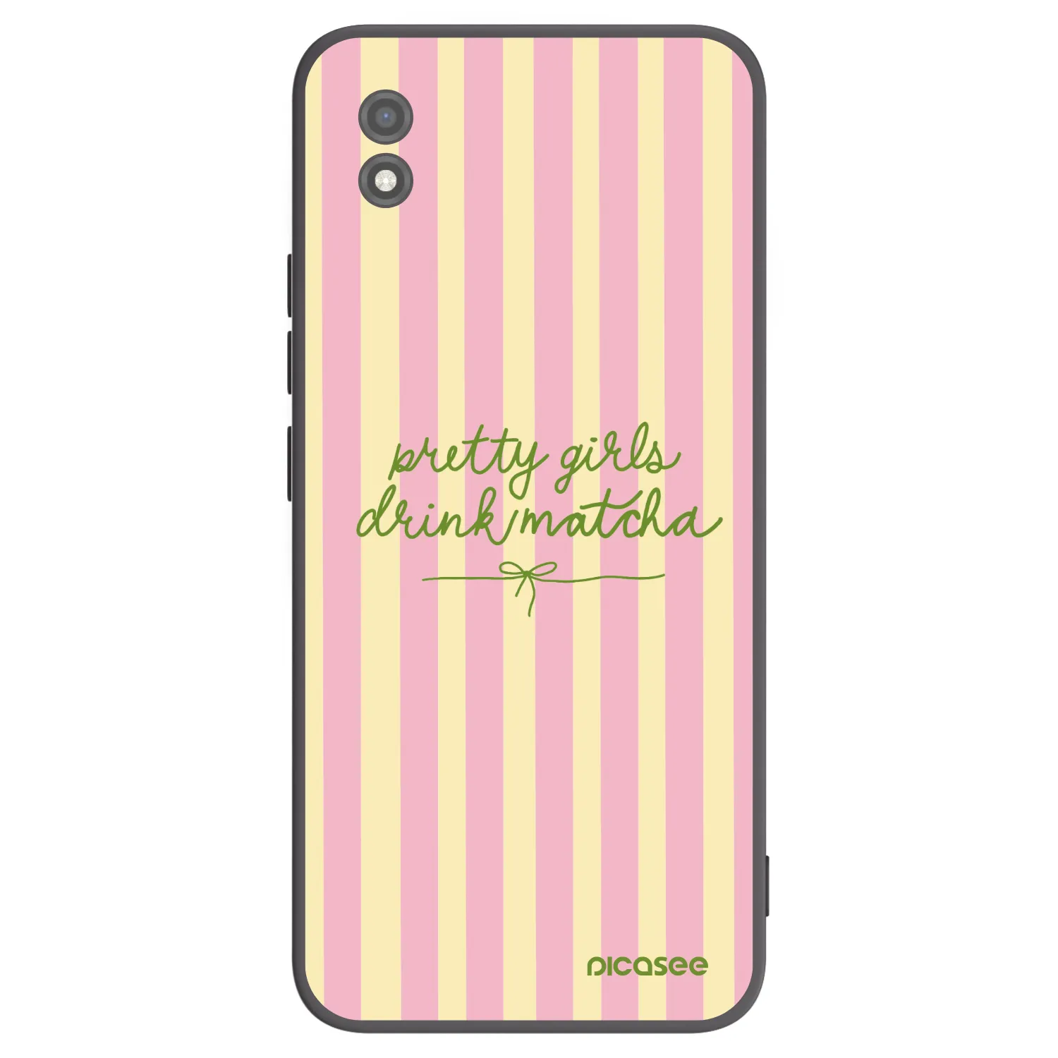 Picasee silikonski črni ovitek za Realme C11 (2021) - Pretty matcha