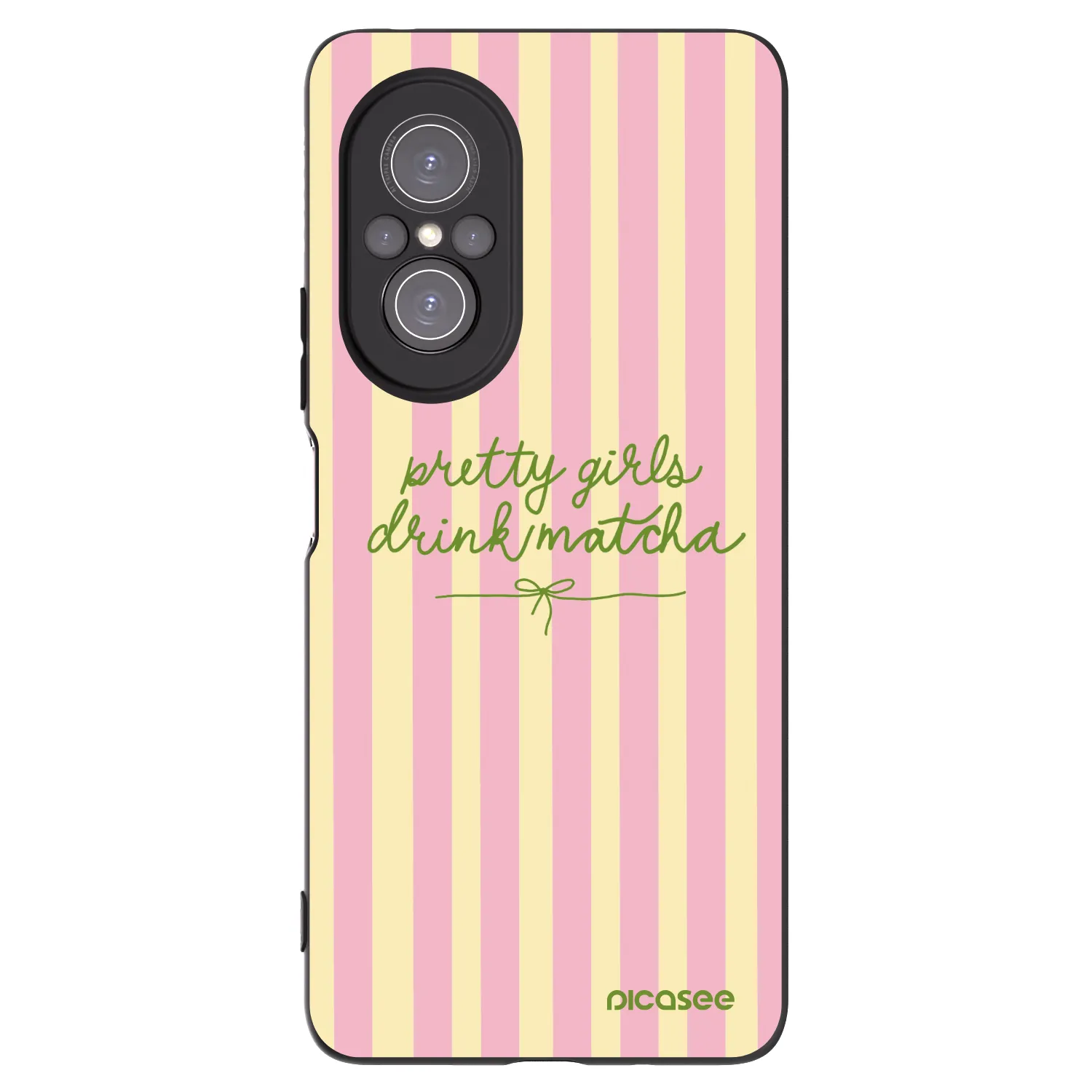 Picasee silikonski črni ovitek za Huawei Nova 9 SE - Pretty matcha