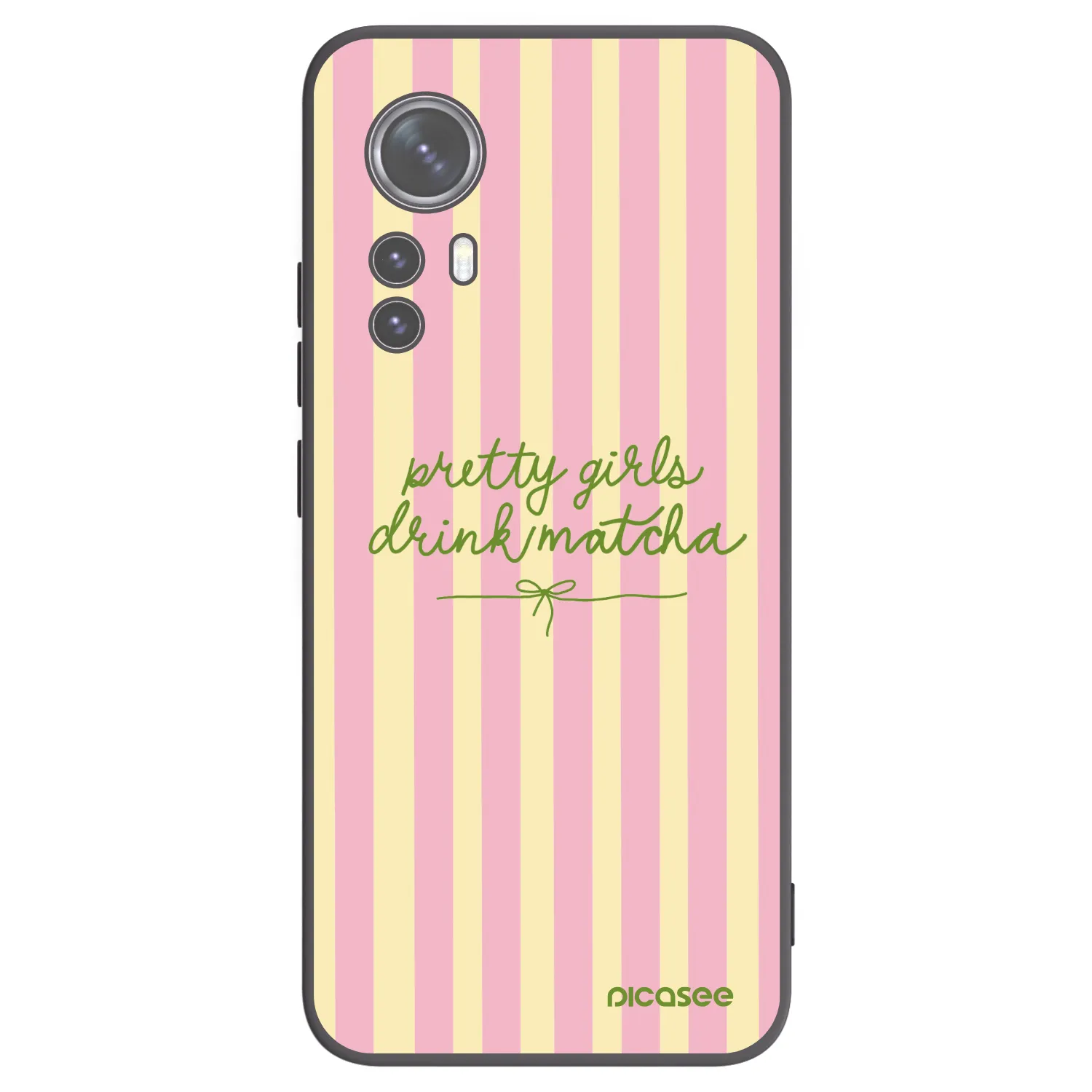 Picasee silikonski črni ovitek za Xiaomi 12 - Pretty matcha