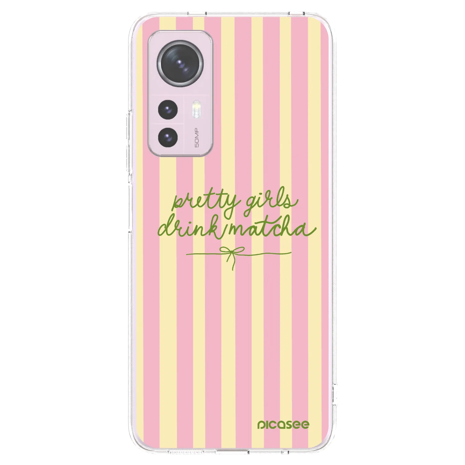Picasee silikonski prozorni ovitek za Xiaomi 12 - Pretty matcha