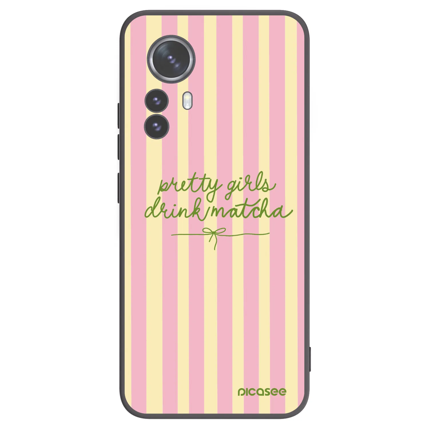 Picasee silikonski črni ovitek za Xiaomi 12 Pro - Pretty matcha