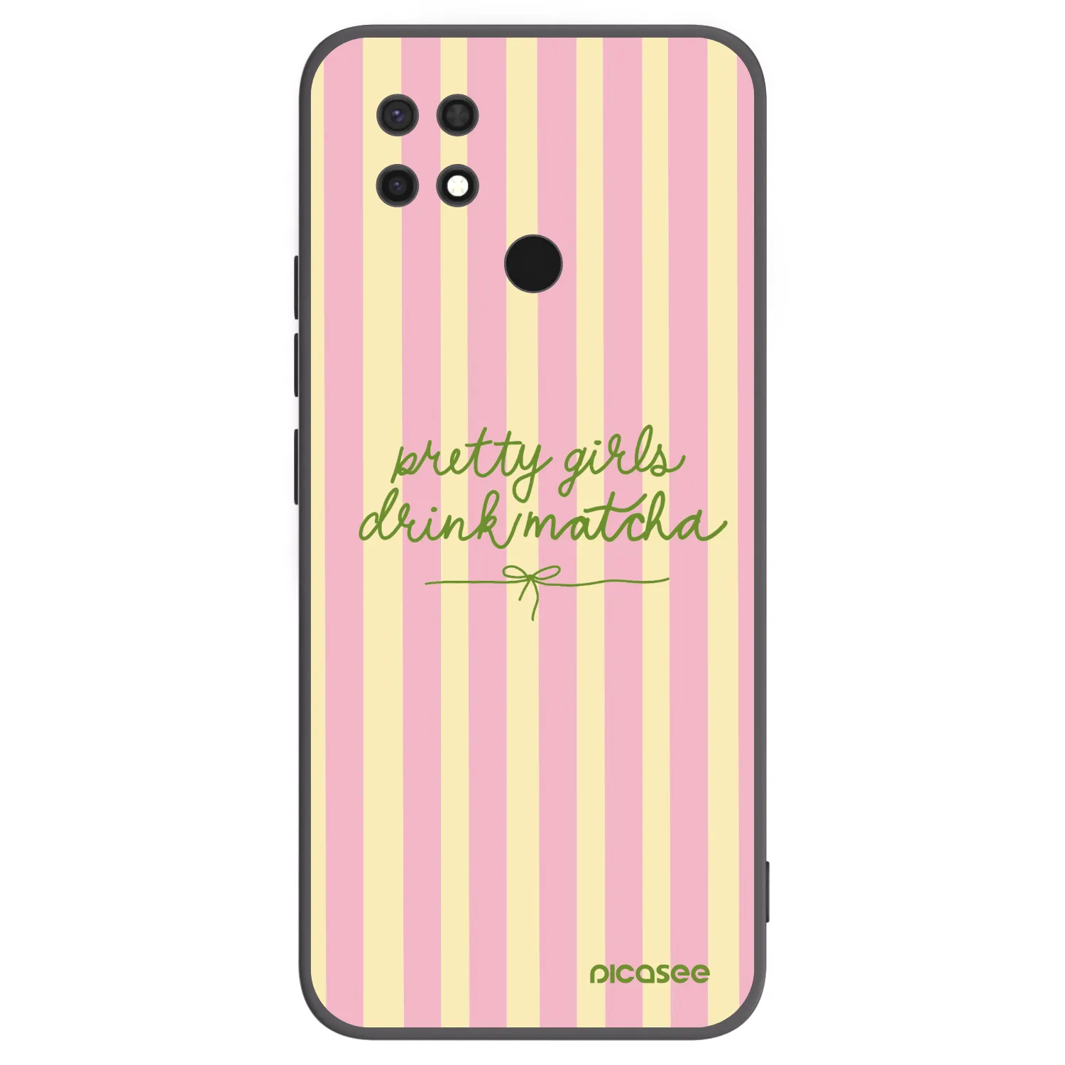 Picasee silikonski črni ovitek za Xiaomi Redmi 10C - Pretty matcha