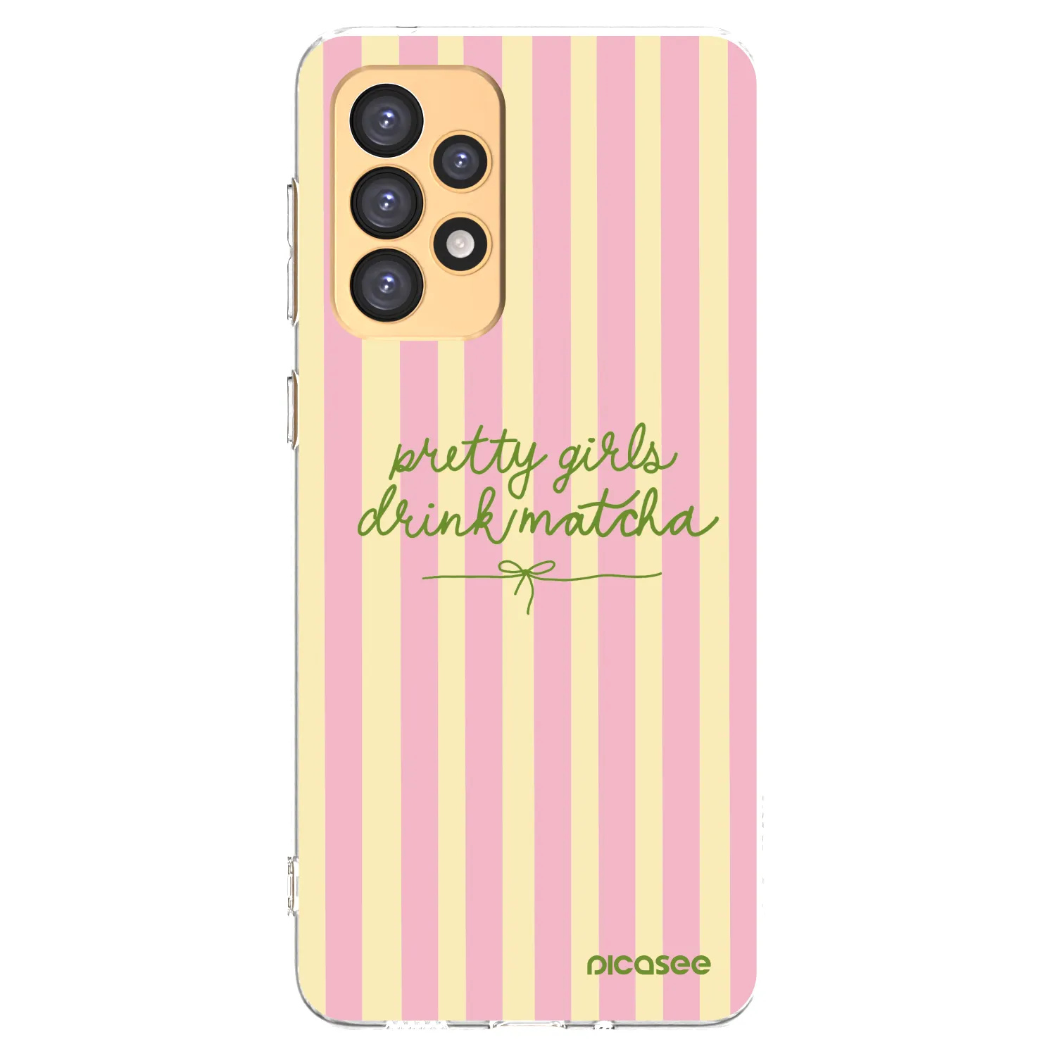 Picasee silikonski prozorni ovitek za Samsung Galaxy A33 5G A336 - Pretty matcha