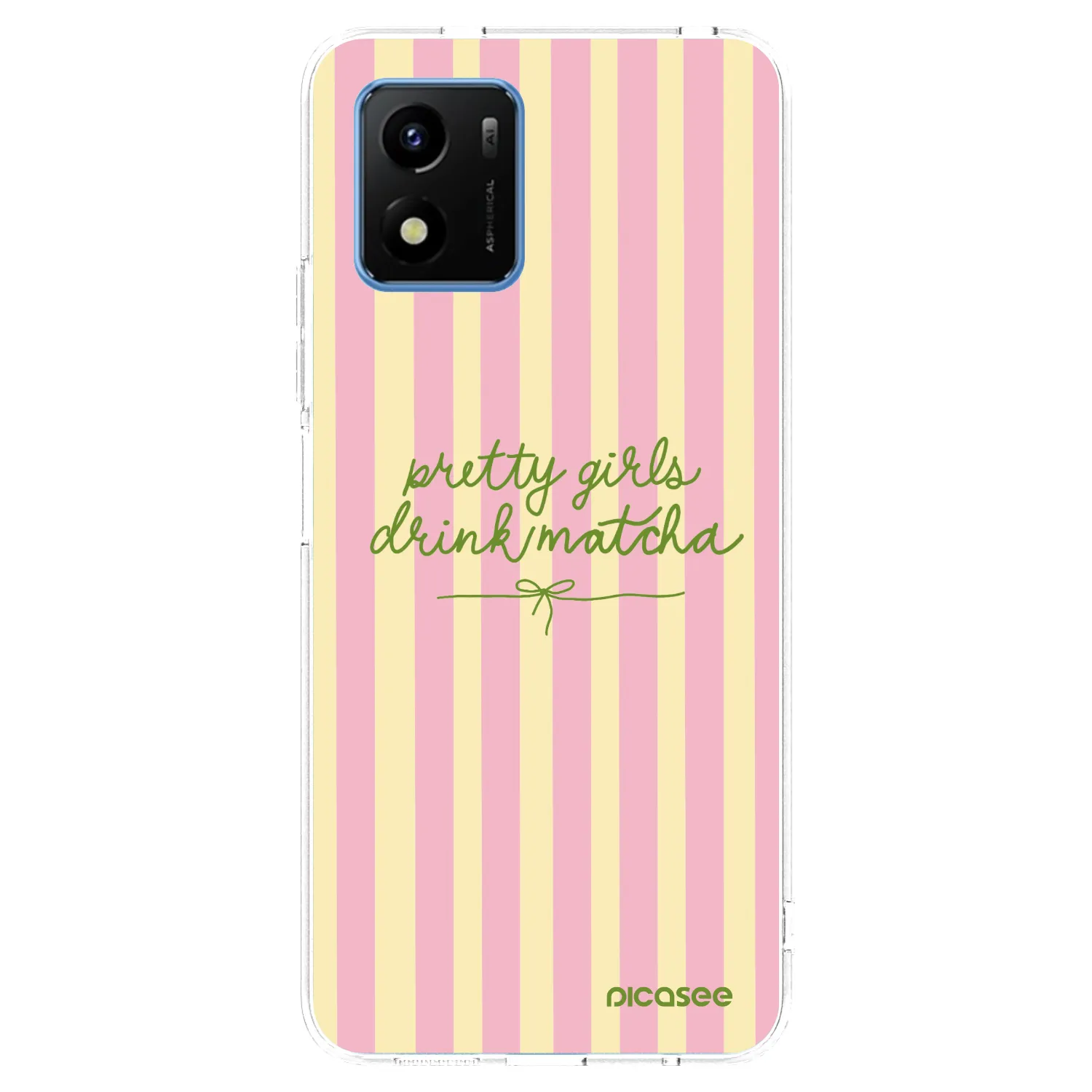 Picasee silikonski prozorni ovitek za Vivo Y01 - Pretty matcha