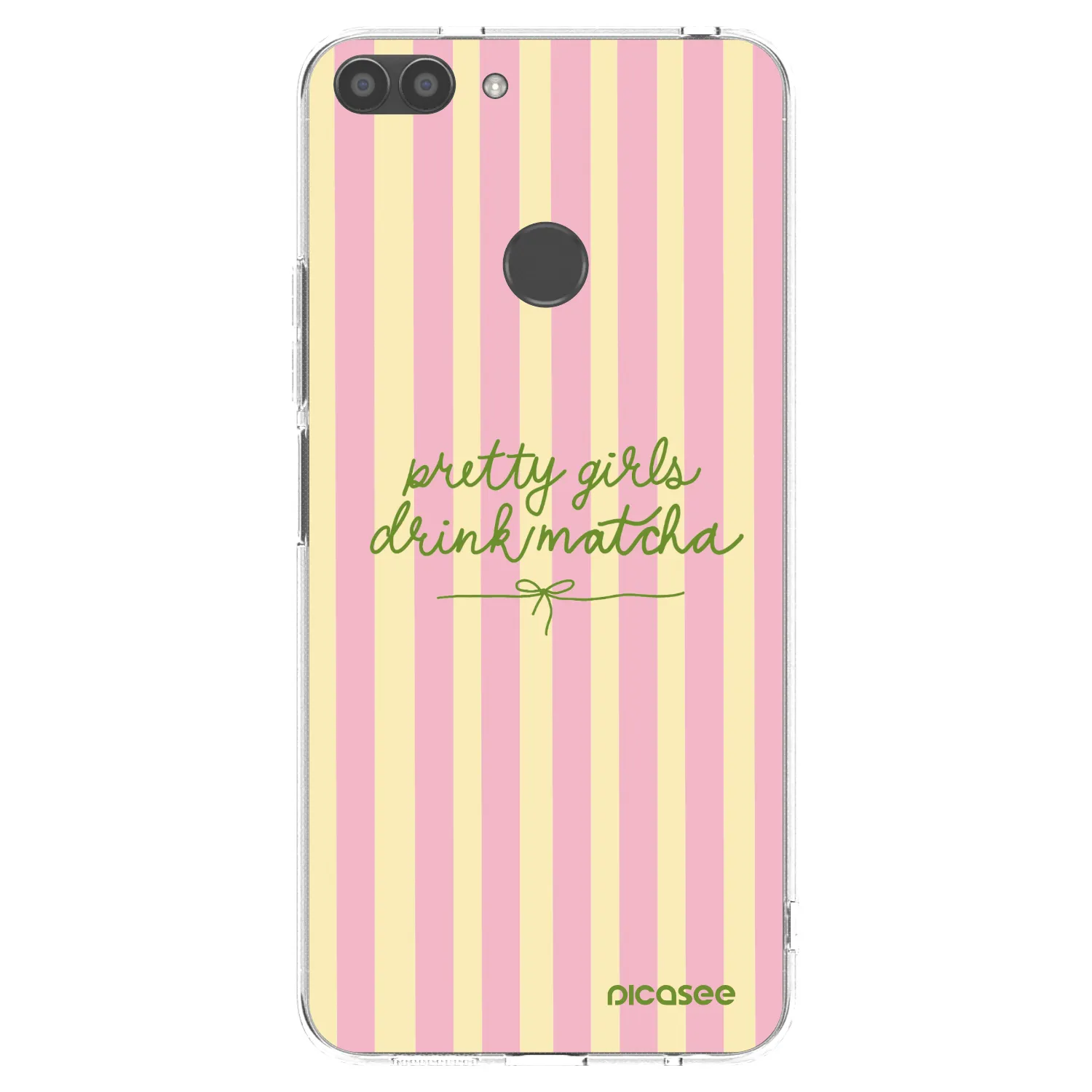Picasee silikonski prozorni ovitek za Huawei P Smart - Pretty matcha