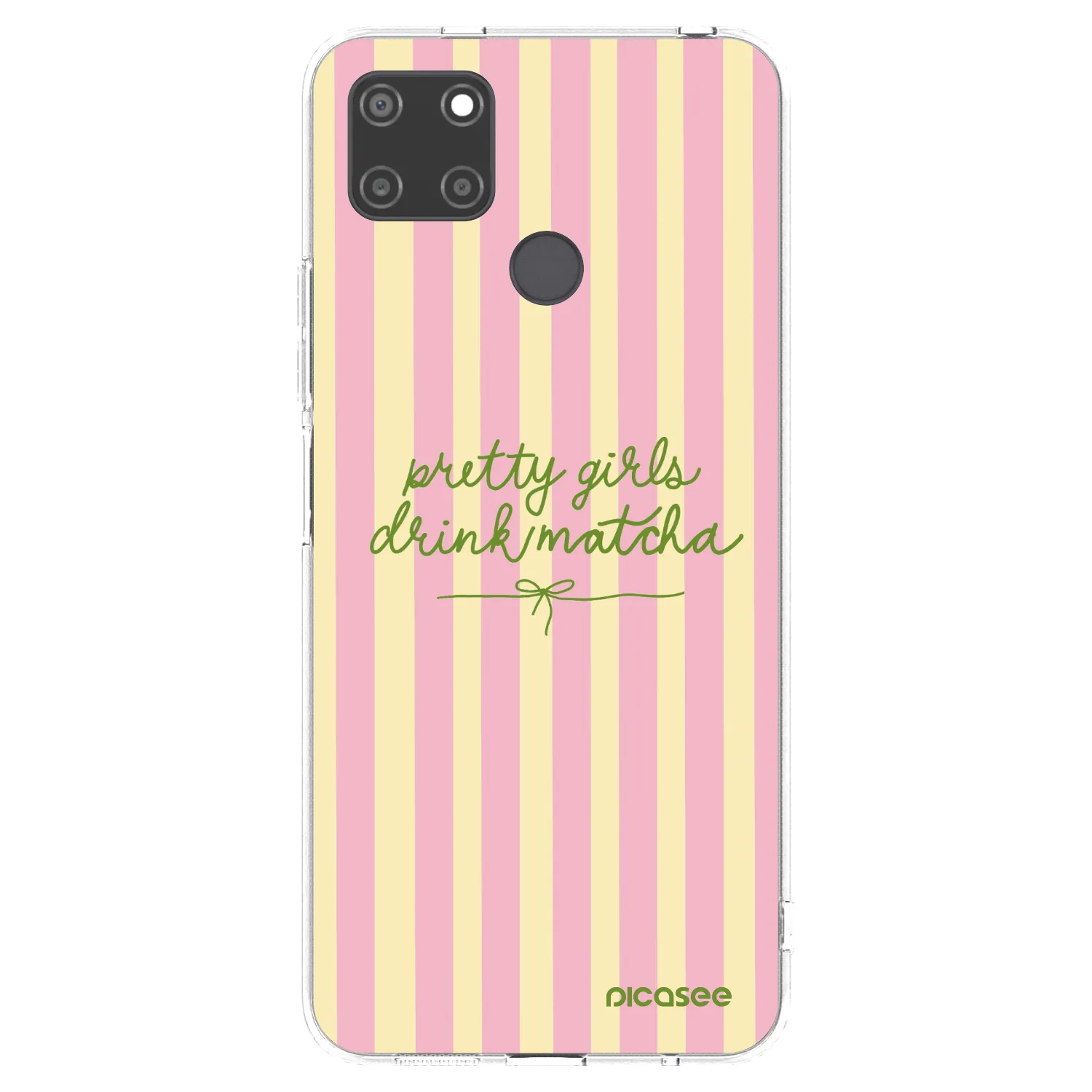 Picasee silikonski prozorni ovitek za Realme C21Y - Pretty matcha