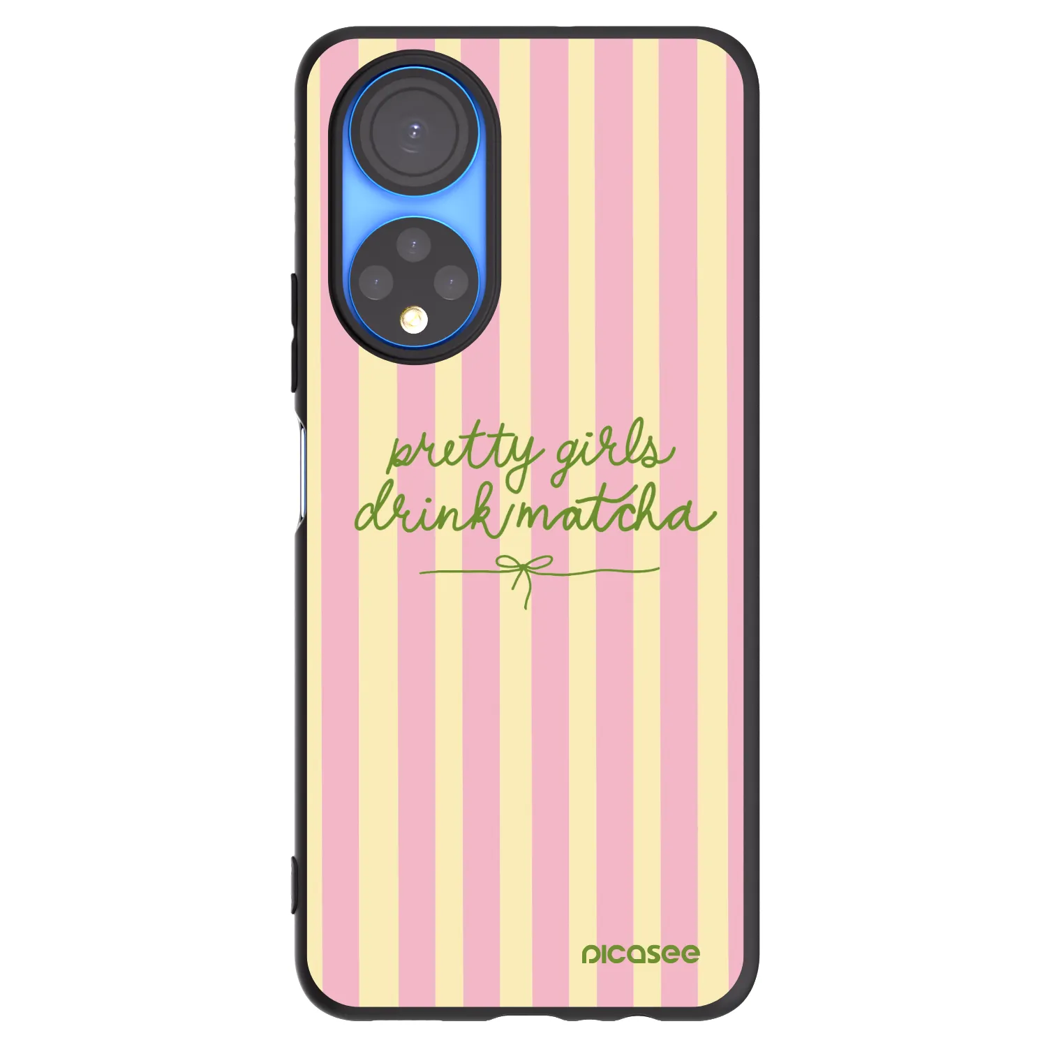 Picasee silikonski črni ovitek za Honor X7 - Pretty matcha