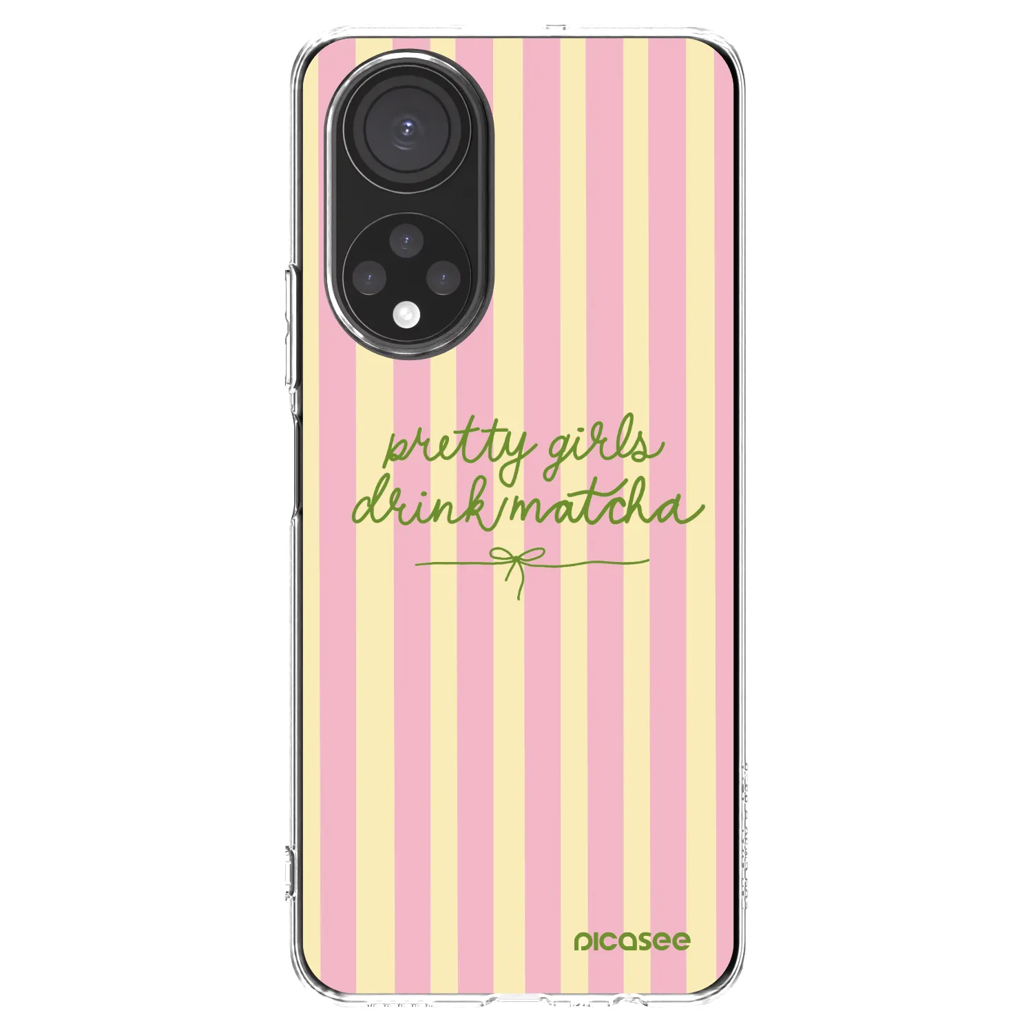 Picasee silikonski prozorni ovitek za Honor X7 - Pretty matcha