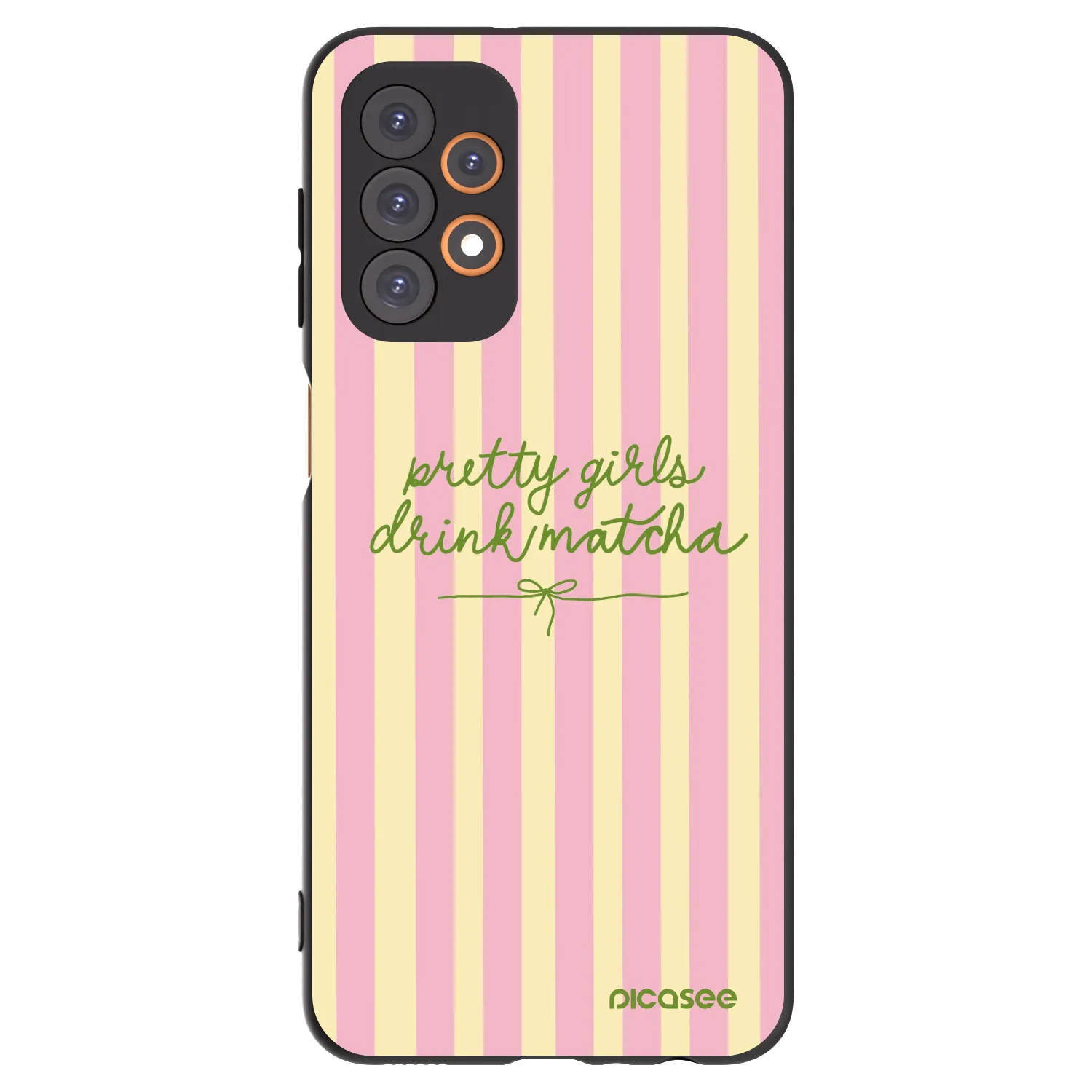 Picasee silikonski črni ovitek za Samsung Galaxy A23 A235F 4G - Pretty matcha
