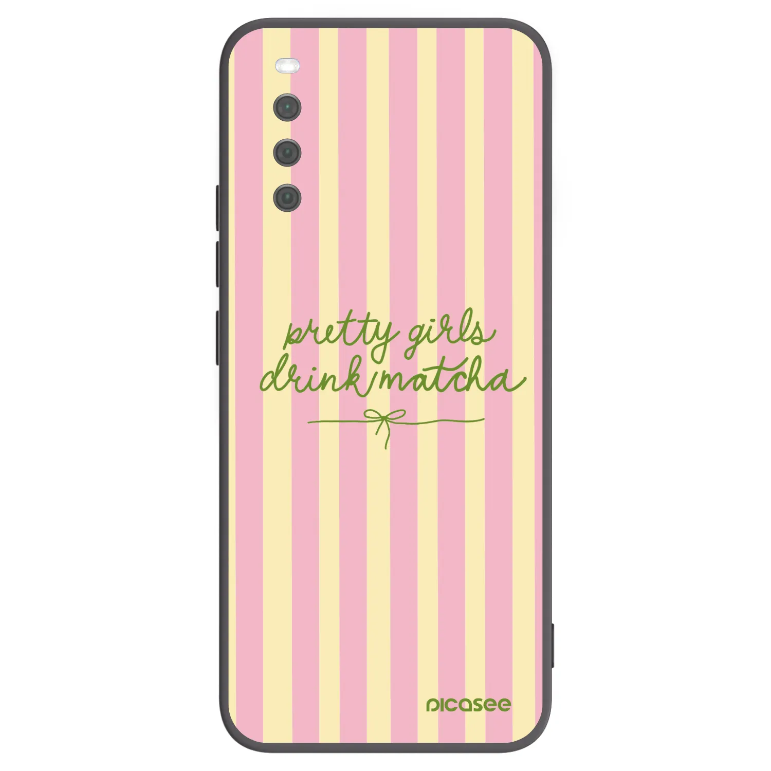Picasee silikonski črni ovitek za Sony Xperia 10 III - Pretty matcha
