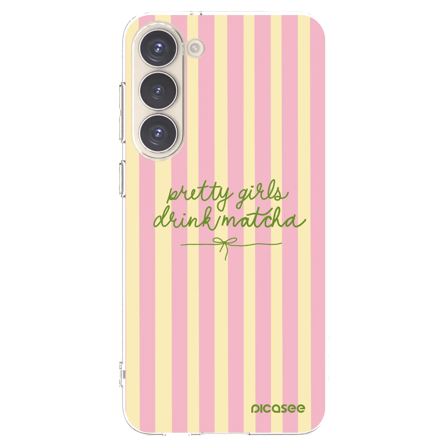 Picasee silikonski prozorni ovitek za Samsung Galaxy S23+ 5G - Pretty matcha