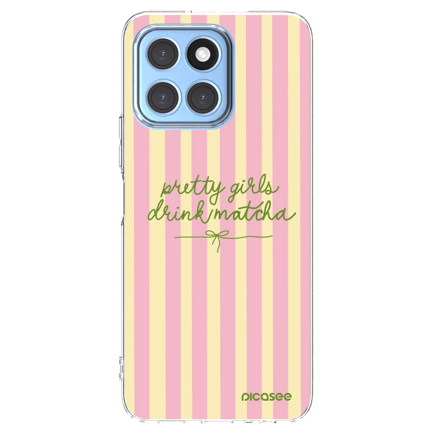 Picasee silikonski prozorni ovitek za Honor X8 5G - Pretty matcha