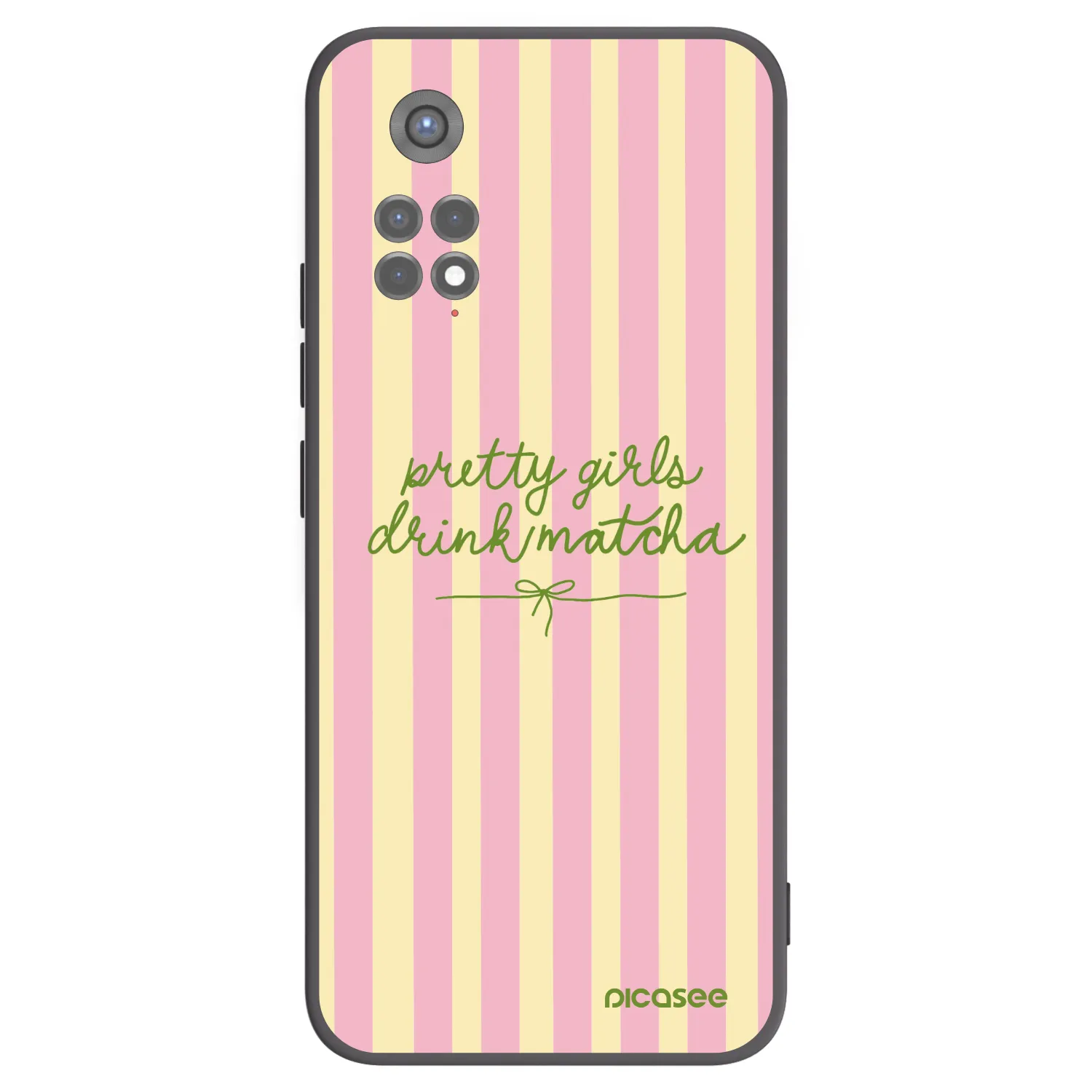 Picasee silikonski črni ovitek za Xiaomi Redmi Note 11S 5G - Pretty matcha