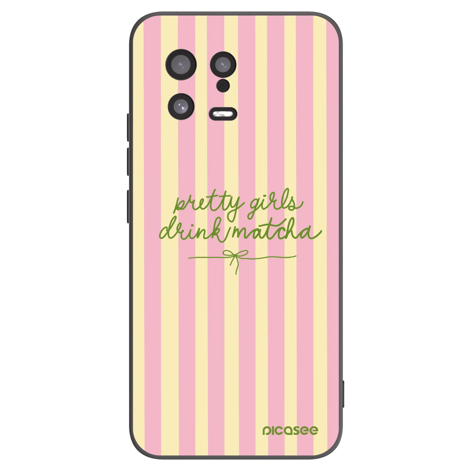 Picasee silikonski črni ovitek za Xiaomi 13 - Pretty matcha