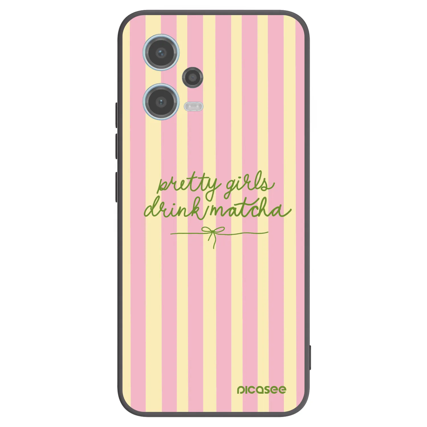 Picasee silikonski črni ovitek za Xiaomi Redmi Note 12 5G - Pretty matcha