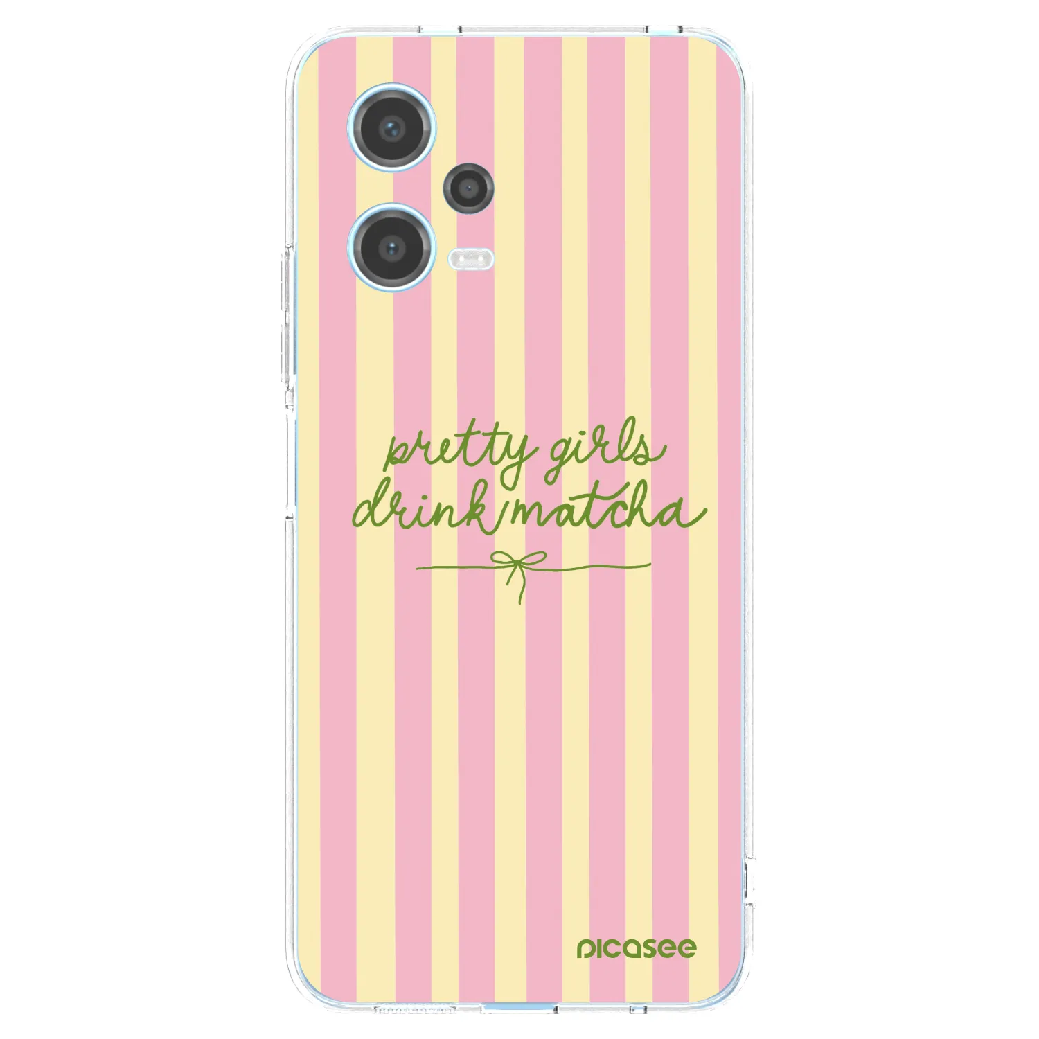 Picasee silikonski prozorni ovitek za Xiaomi Redmi Note 12 5G - Pretty matcha