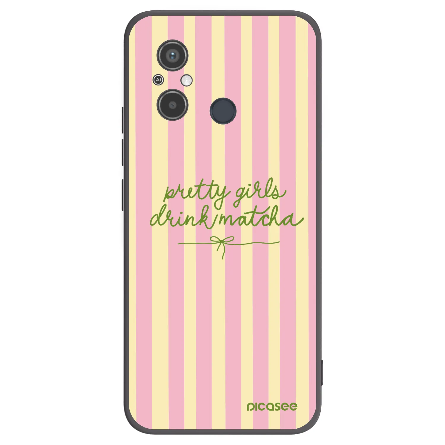 Picasee silikonski črni ovitek za Xiaomi Redmi 12C - Pretty matcha