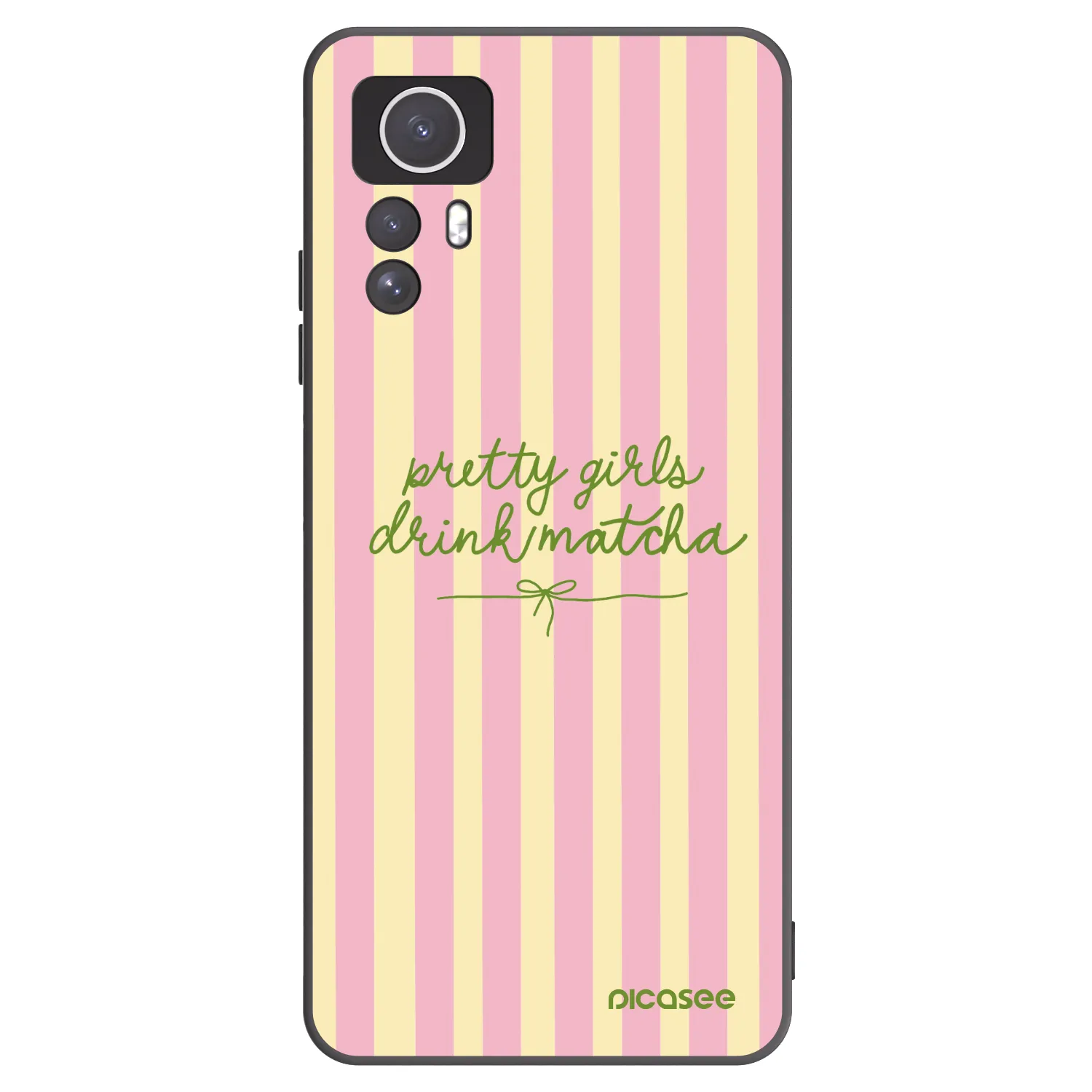 Picasee silikonski črni ovitek za Xiaomi Redmi Note 12S - Pretty matcha