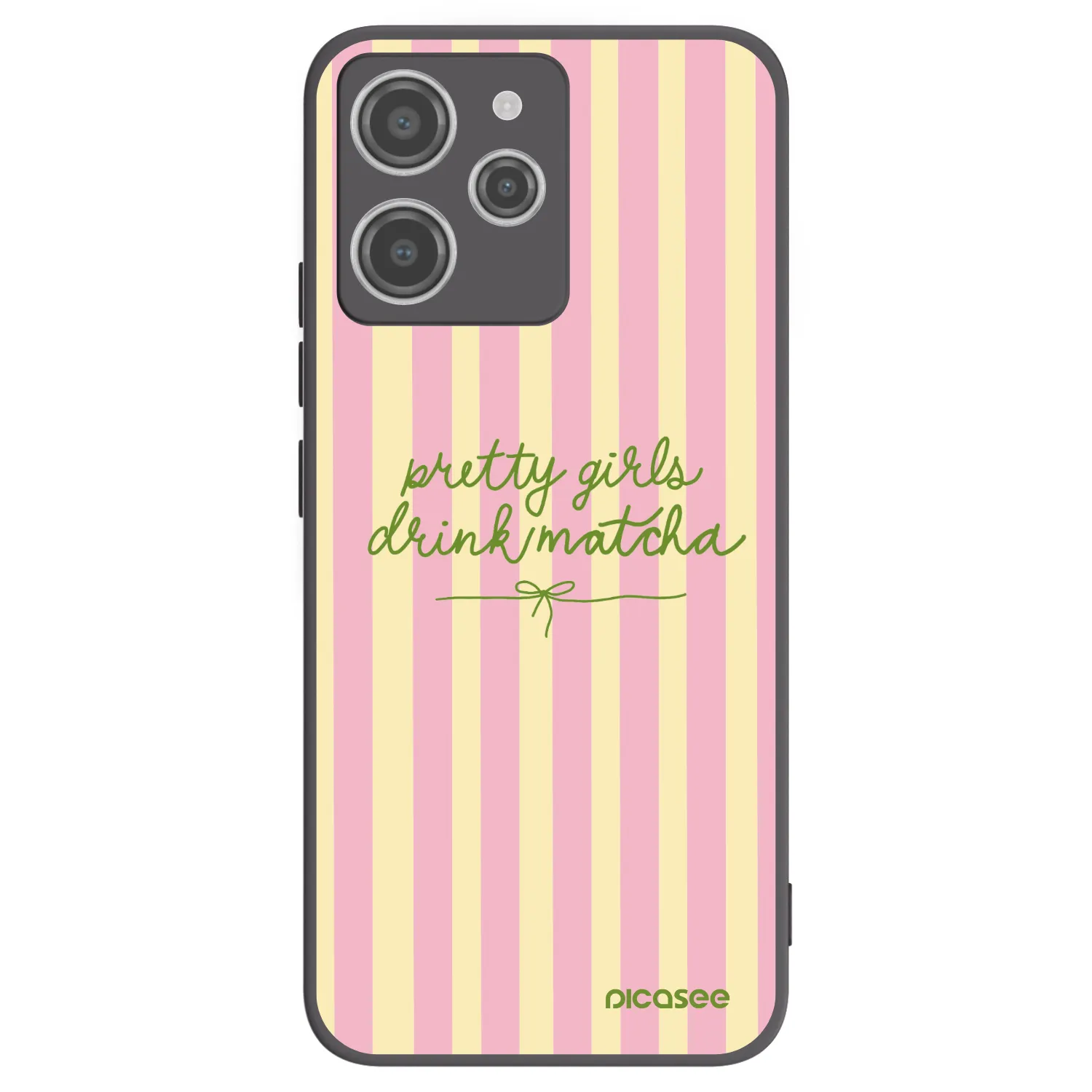 Picasee silikonski črni ovitek za Xiaomi Redmi 12 4G - Pretty matcha