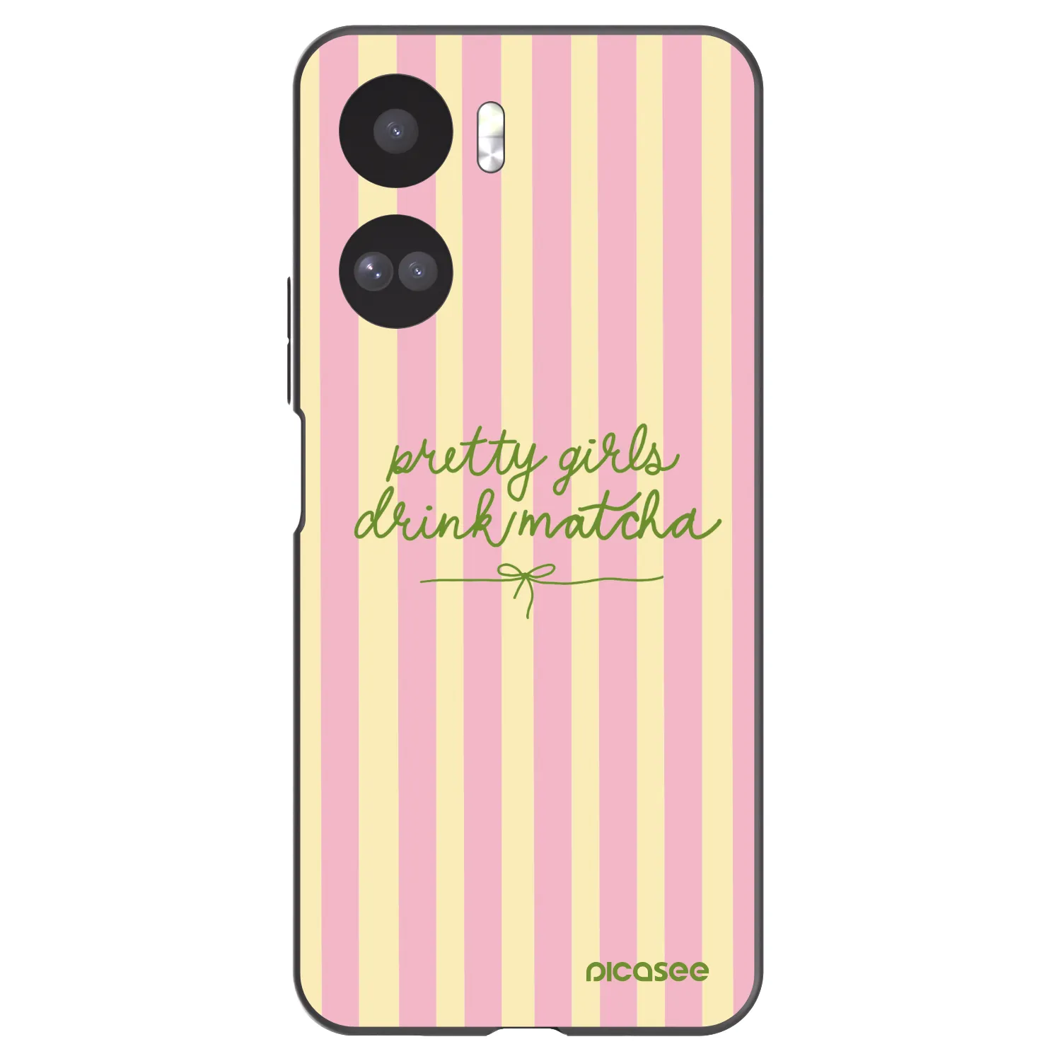 Picasee silikonski črni ovitek za Honor 90 Lite 5G - Pretty matcha