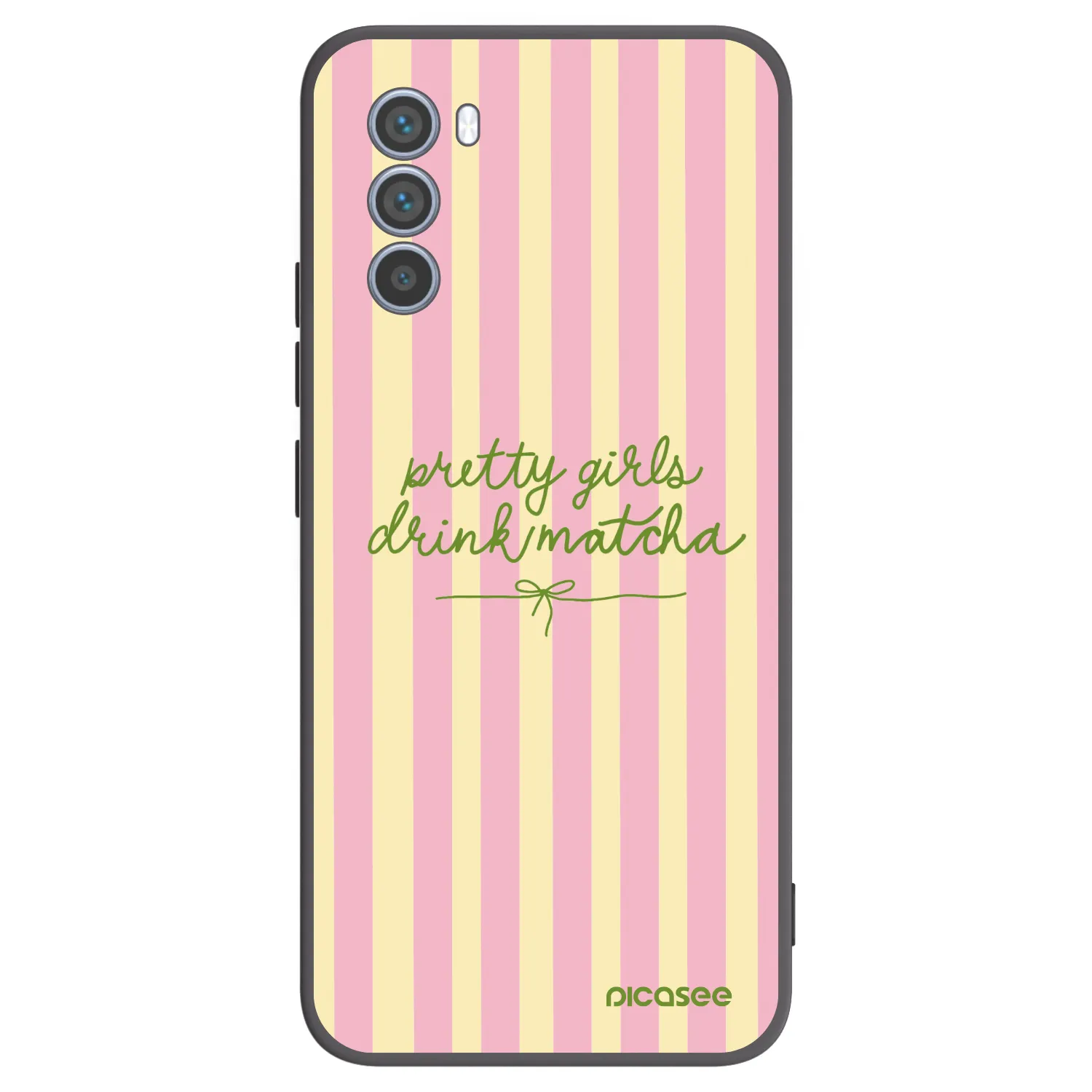 Picasee silikonski črni ovitek za Motorola Moto G62 - Pretty matcha