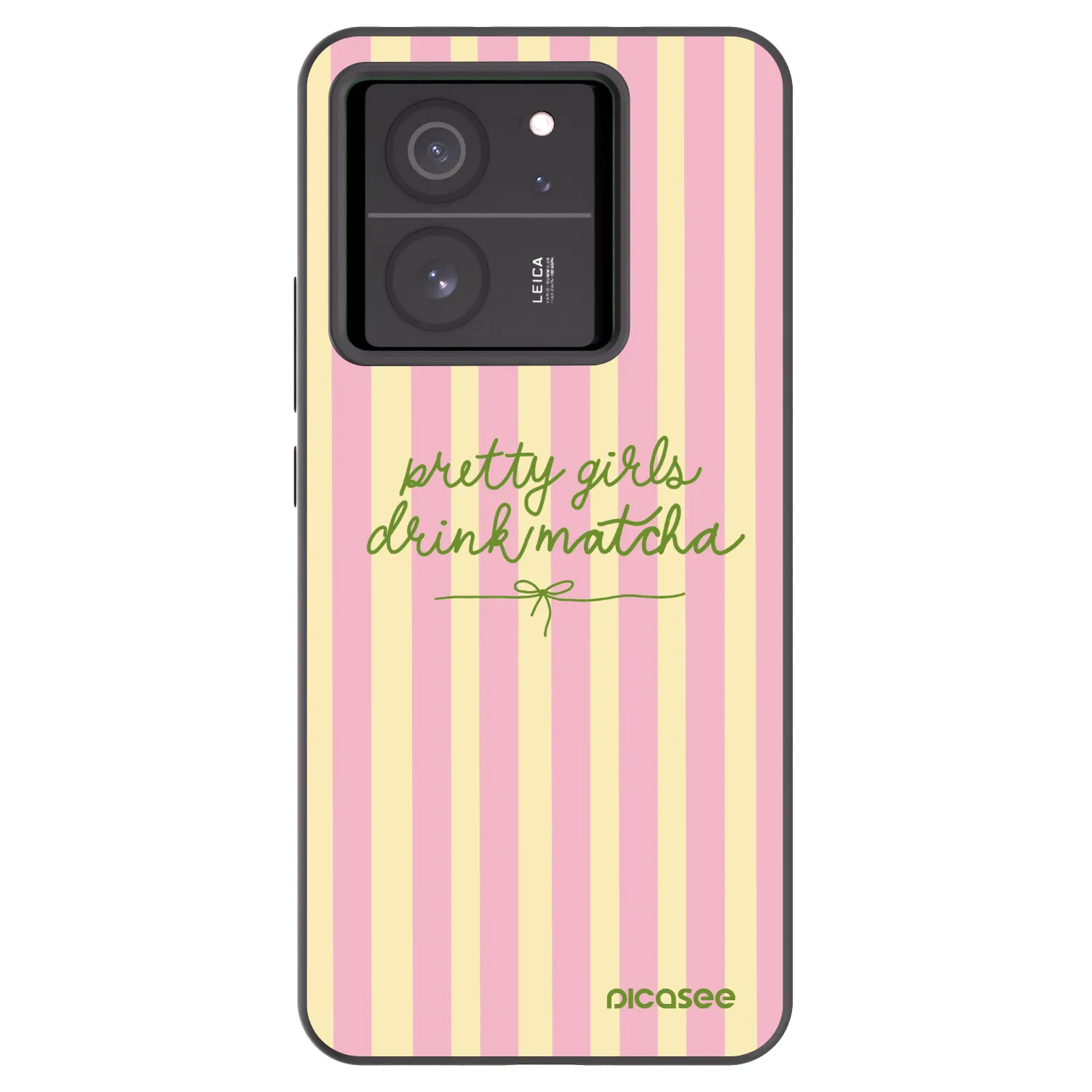 Picasee silikonski črni ovitek za Xiaomi 13T Pro - Pretty matcha
