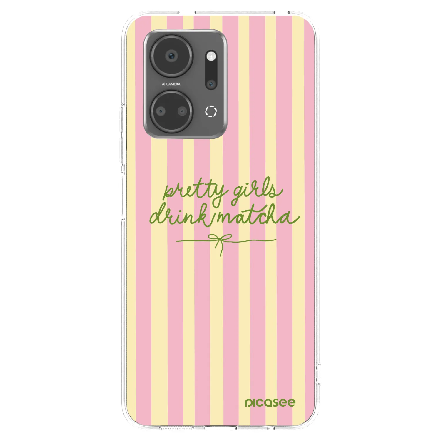 Picasee silikonski prozorni ovitek za Honor X7a - Pretty matcha